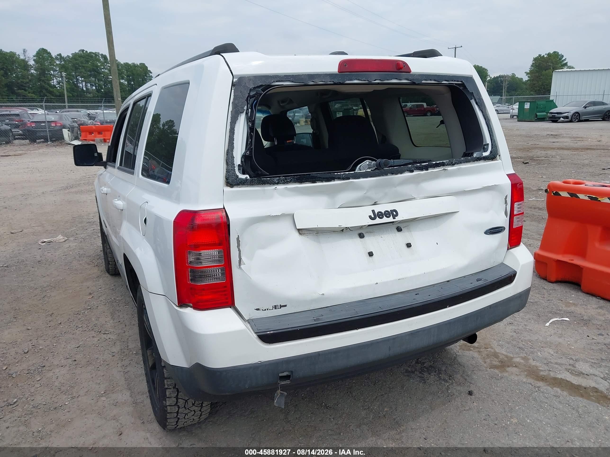 2015 Jeep Patriot Altitude Edition White vin: 1C4NJPBA2FD156947