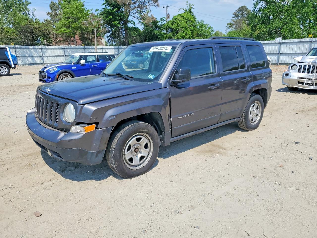 2015 Jeep Patriot Sport Gray vin: 1C4NJPBA2FD178124