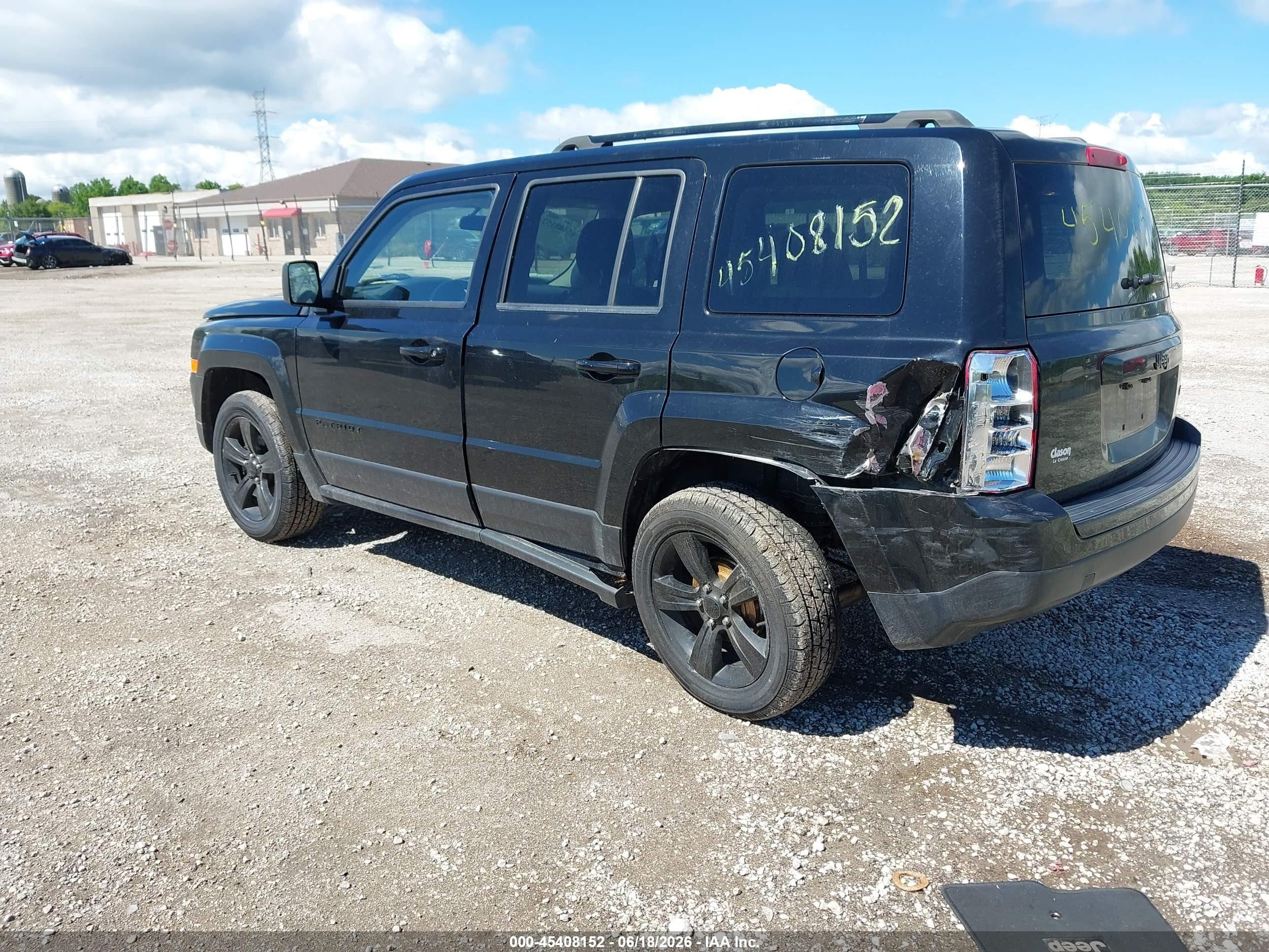 2015 Jeep Patriot Altitude Edition Black vin: 1C4NJPBA2FD178463