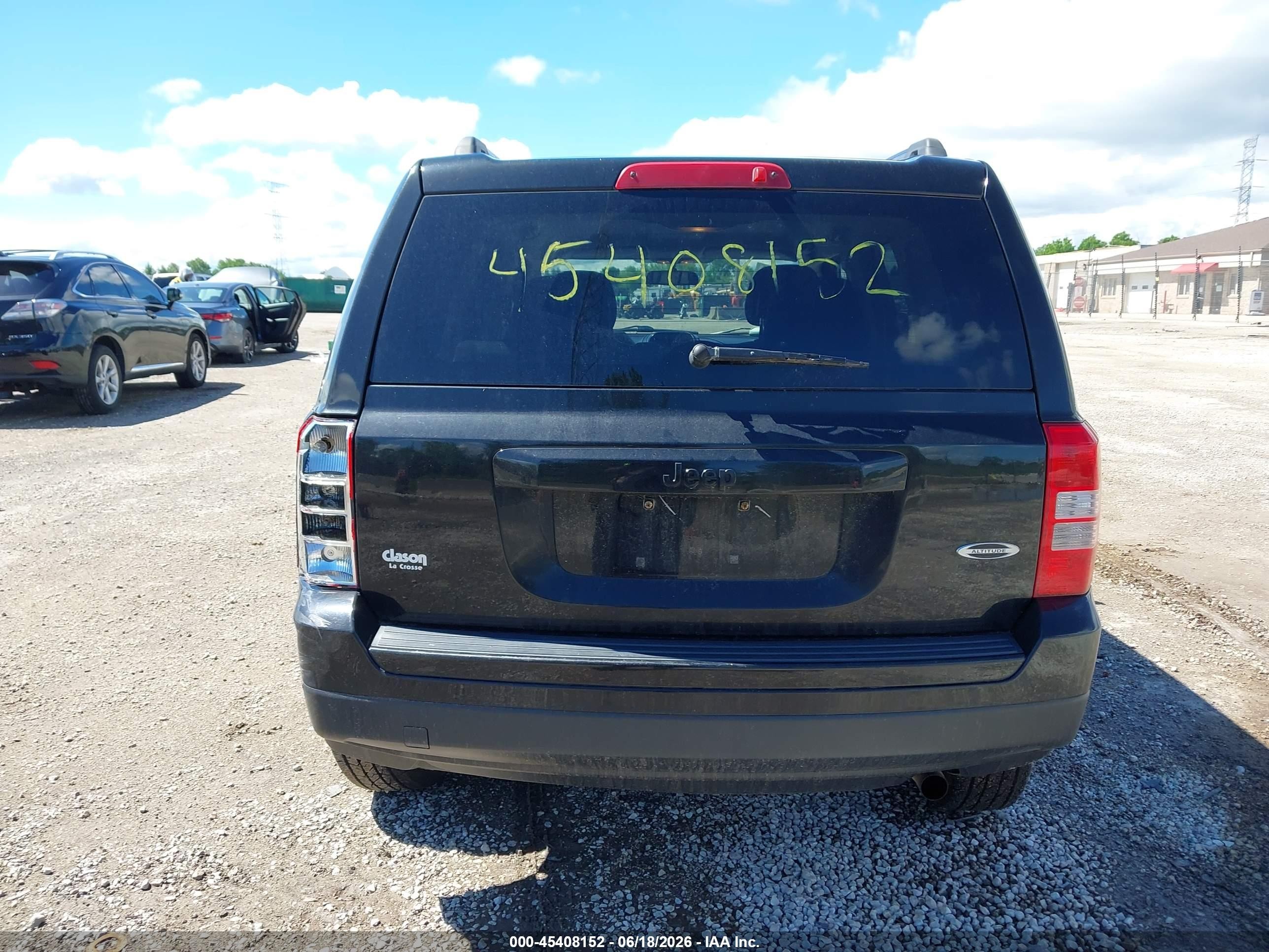 2015 Jeep Patriot Altitude Edition Black vin: 1C4NJPBA2FD178463