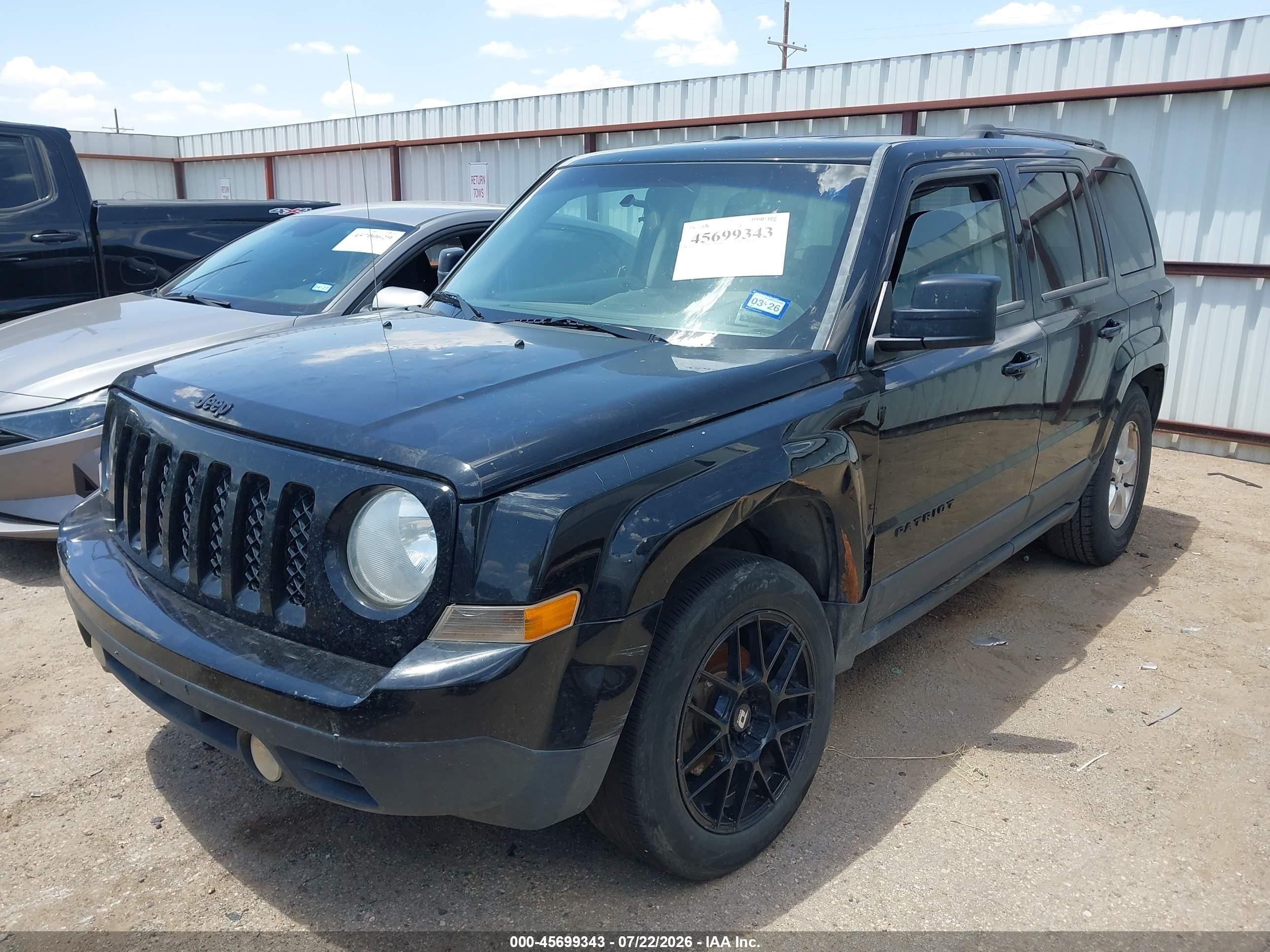2015 Jeep Patriot Altitude Edition Black vin: 1C4NJPBA2FD186059