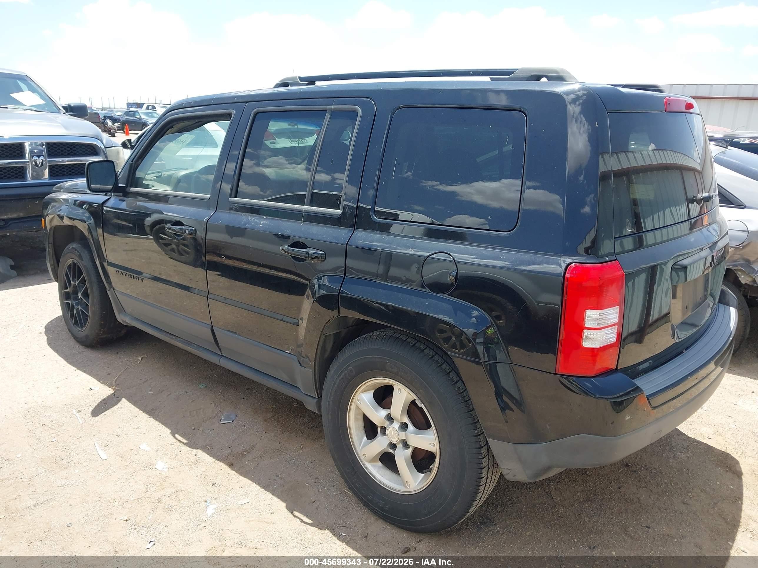 2015 Jeep Patriot Altitude Edition Black vin: 1C4NJPBA2FD186059