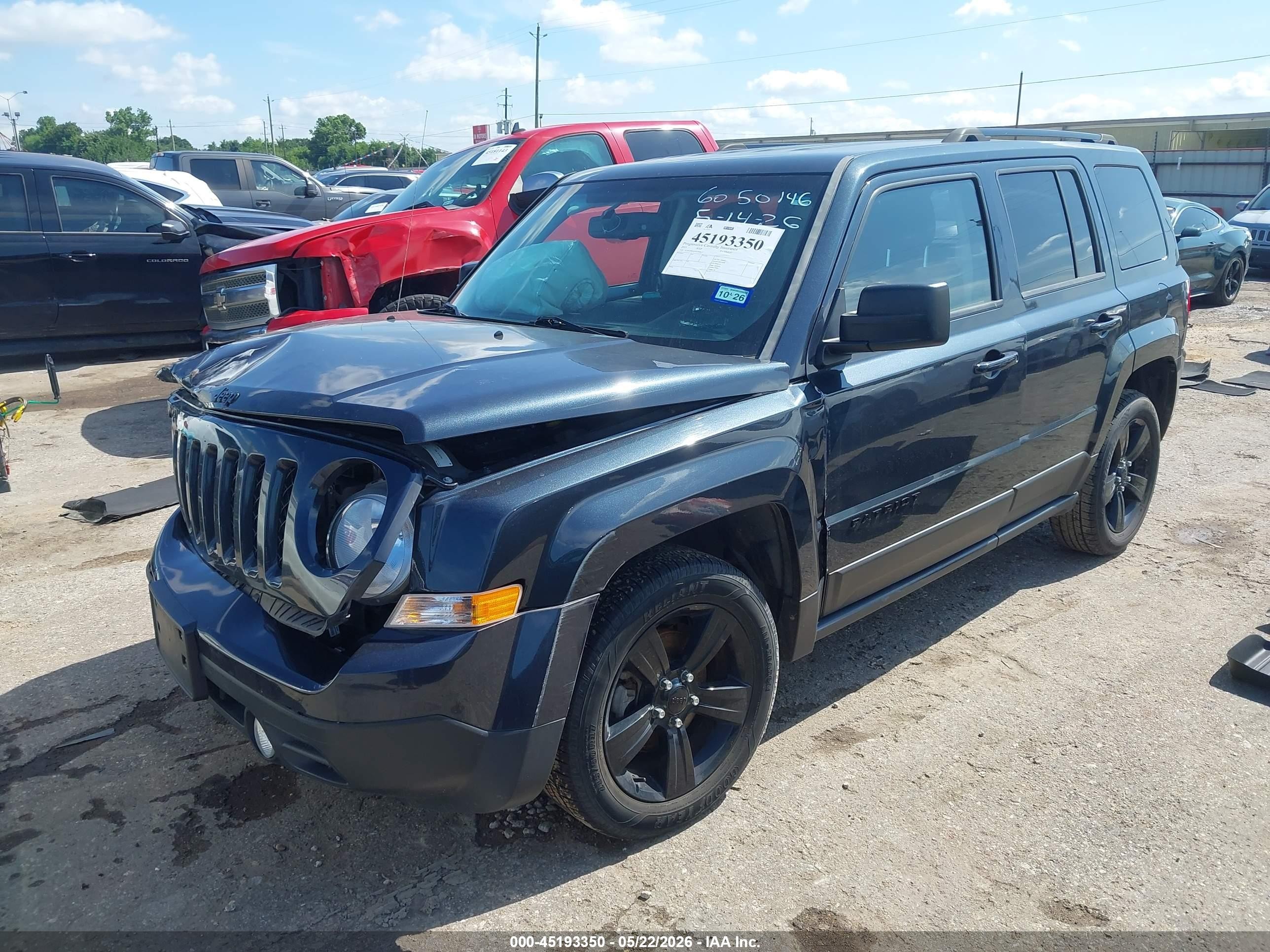 2015 Jeep Patriot Altitude Edition Gray vin: 1C4NJPBA2FD192055