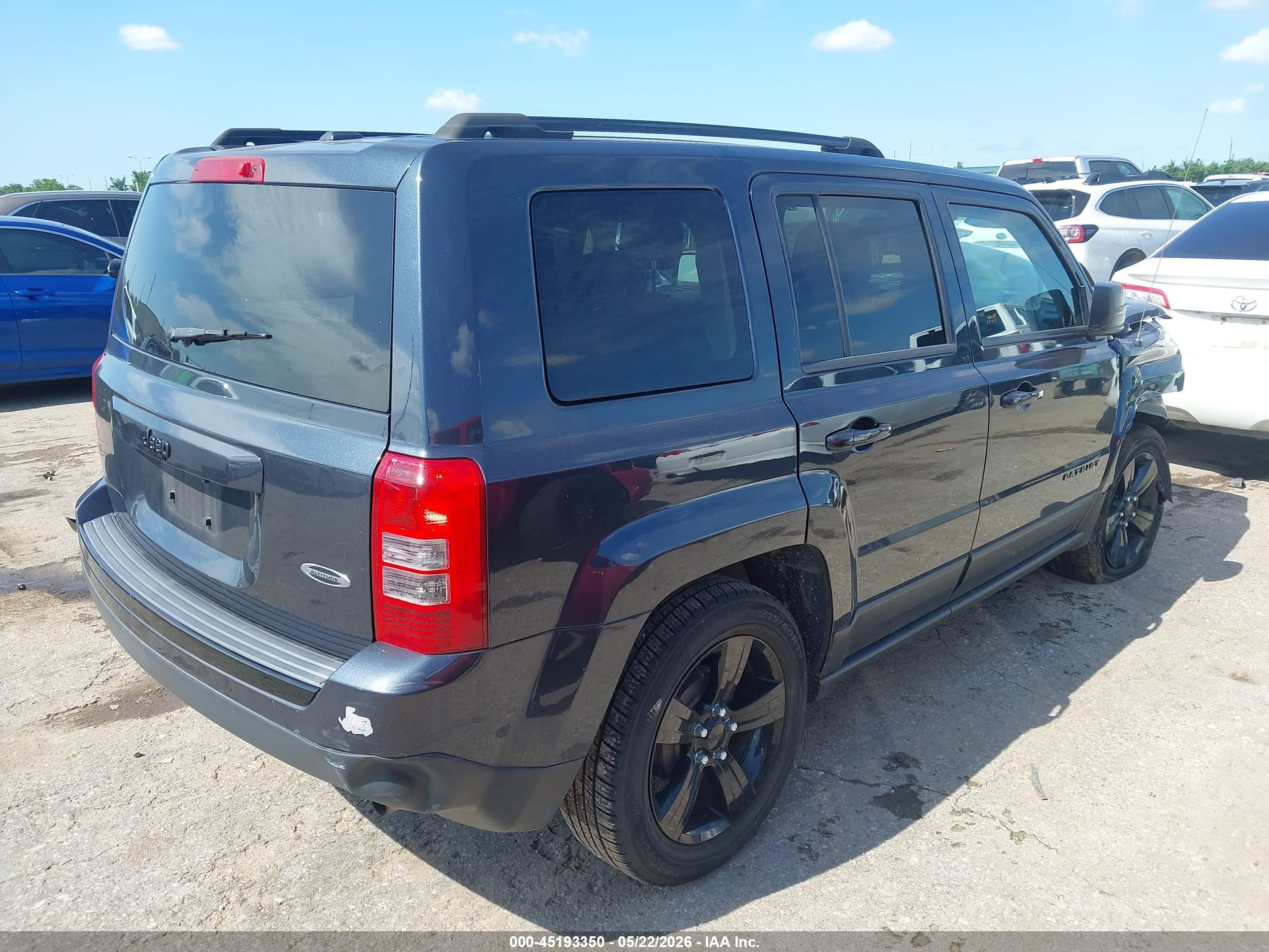 2015 Jeep Patriot Altitude Edition Gray vin: 1C4NJPBA2FD192055