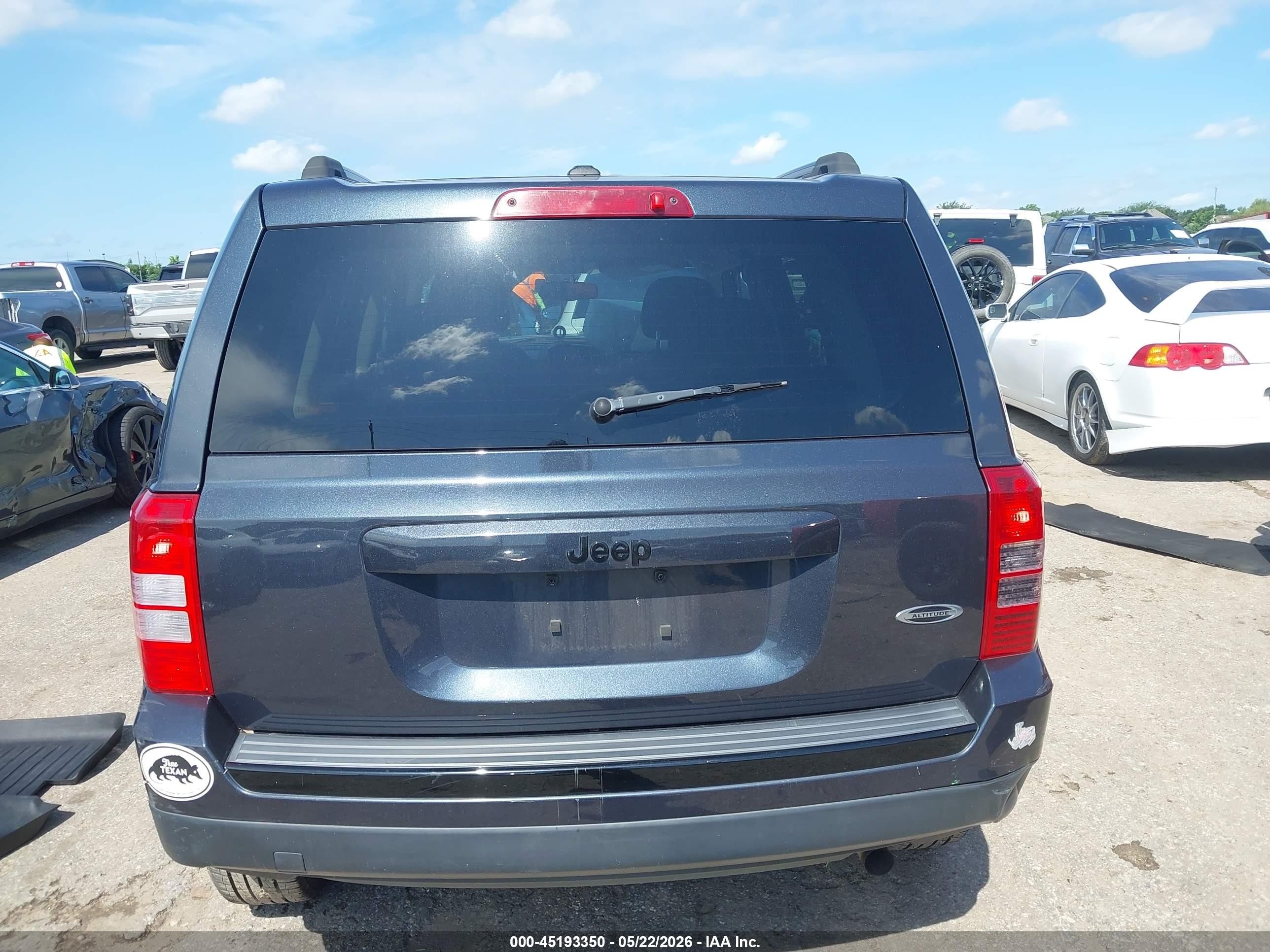 2015 Jeep Patriot Altitude Edition Gray vin: 1C4NJPBA2FD192055