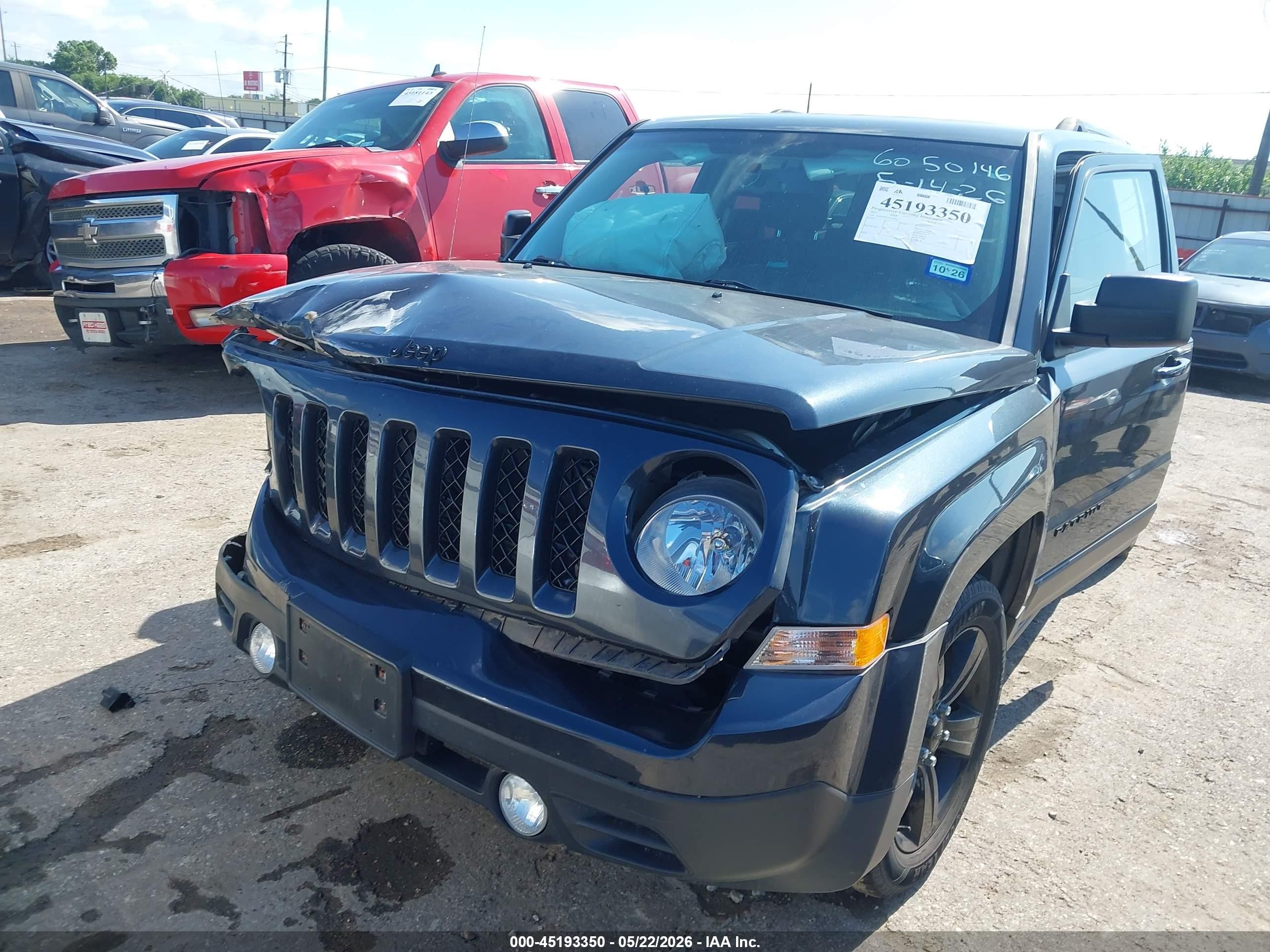2015 Jeep Patriot Altitude Edition Gray vin: 1C4NJPBA2FD192055