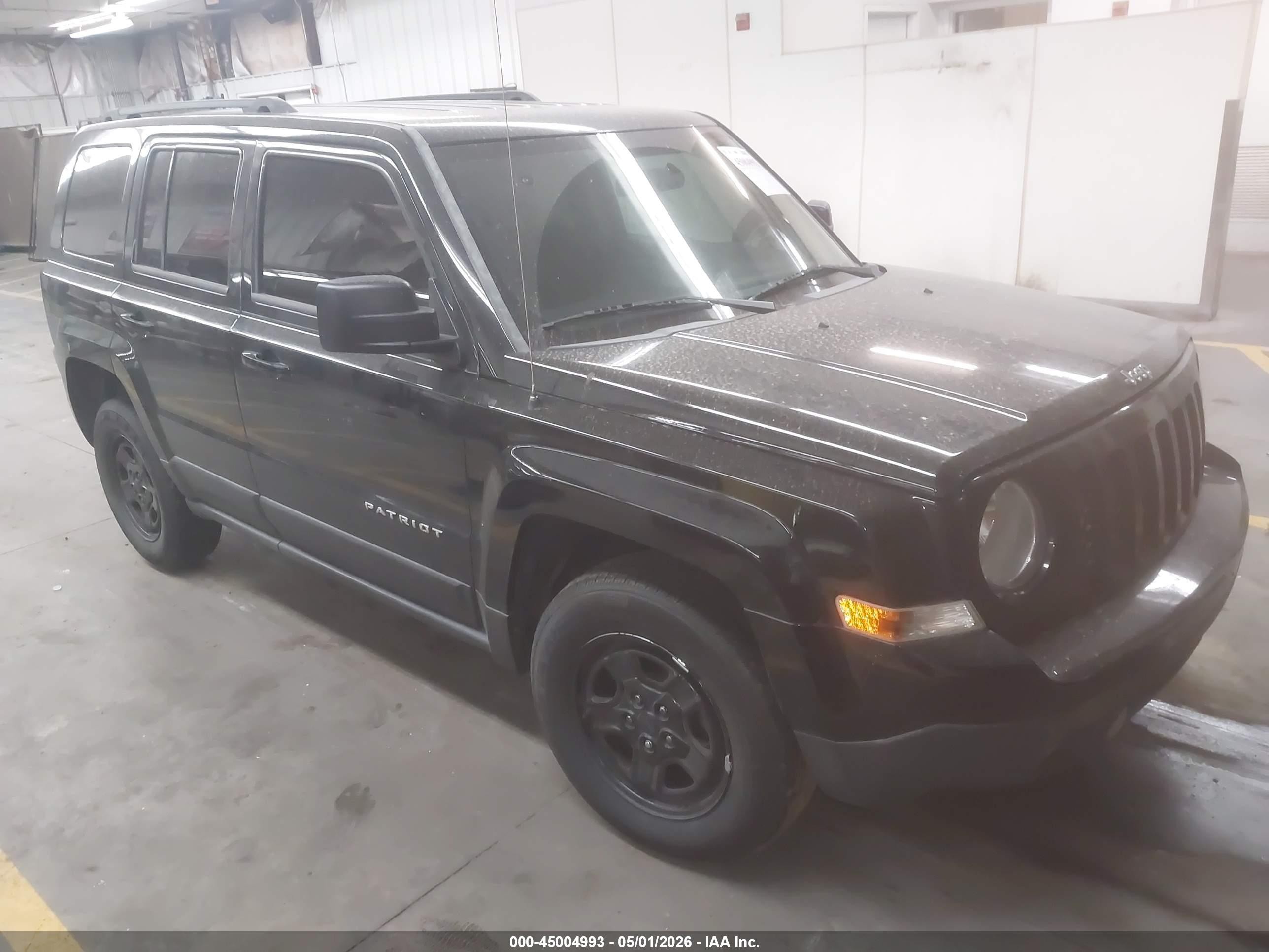2015 Jeep Patriot Sport Black vin: 1C4NJPBA2FD273153