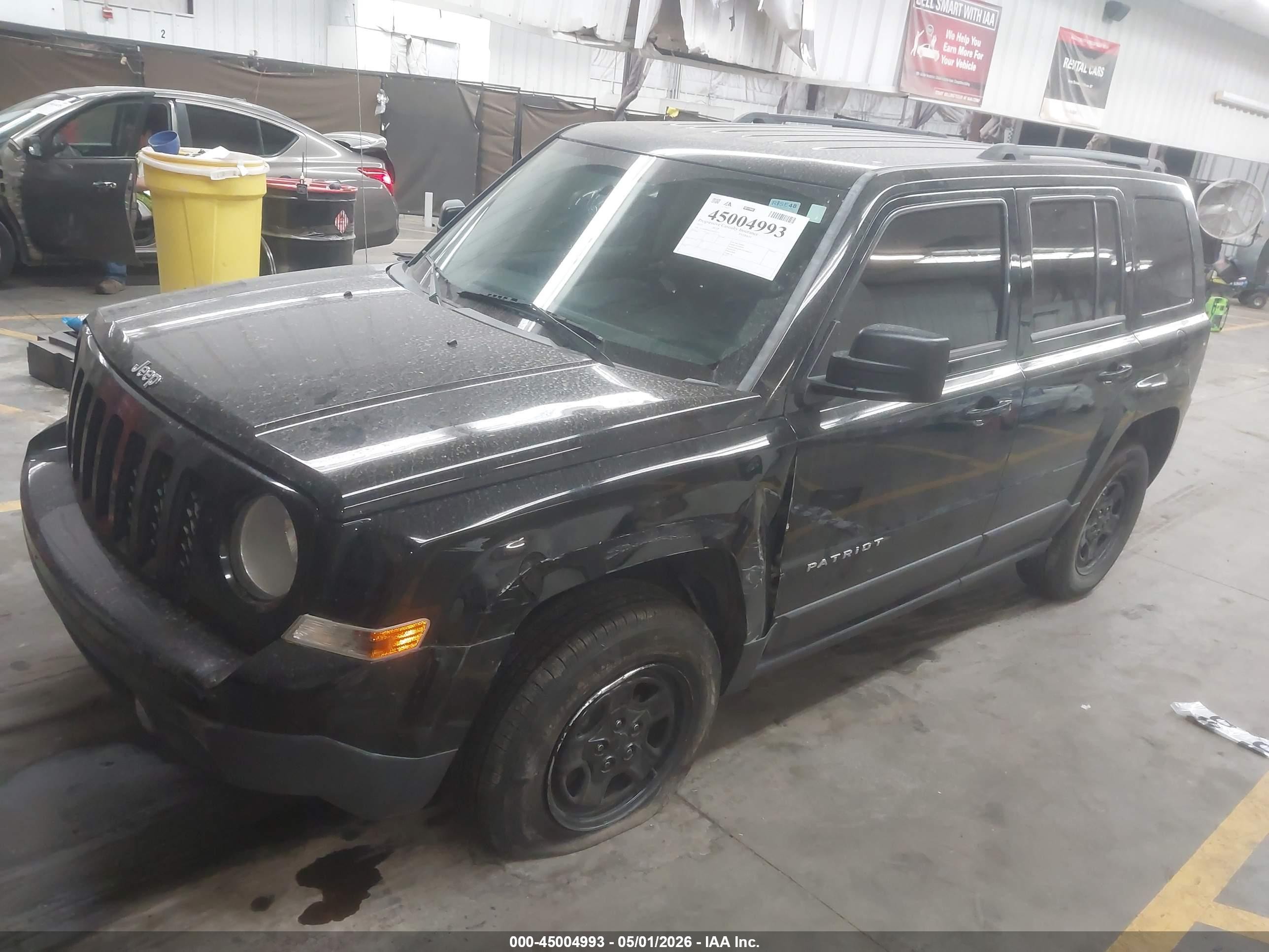2015 Jeep Patriot Sport Black vin: 1C4NJPBA2FD273153