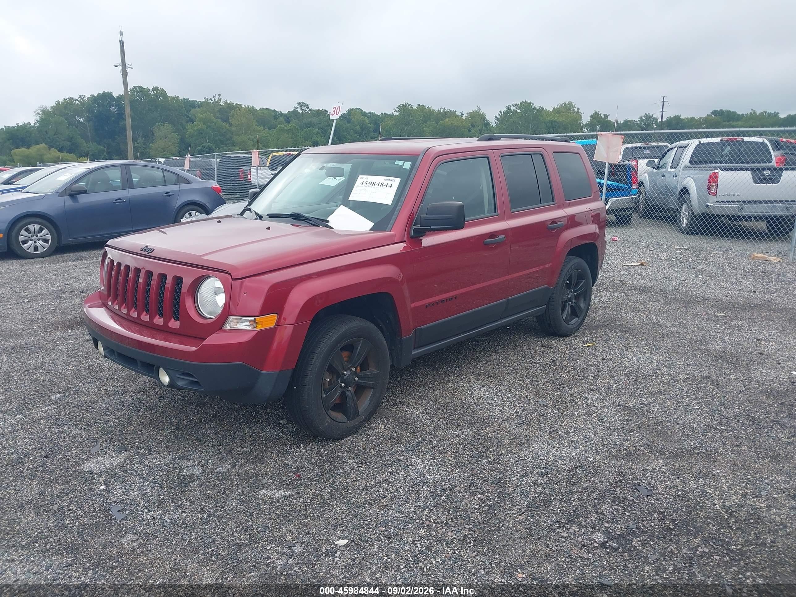 2015 Jeep Patriot Altitude Edition Red vin: 1C4NJPBA2FD273895