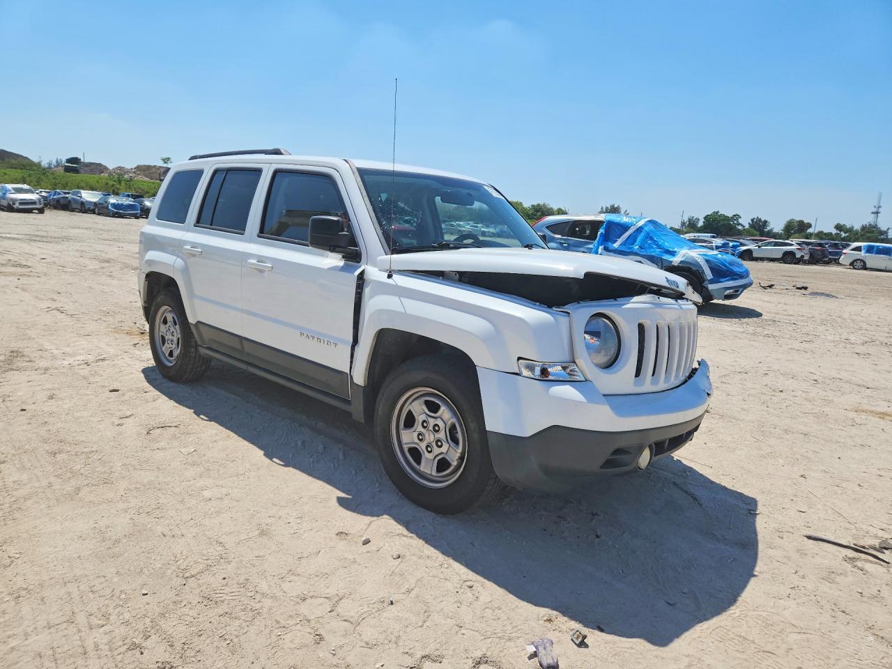 2015 Jeep Patriot Sport Белый vin: 1C4NJPBA2FD281415