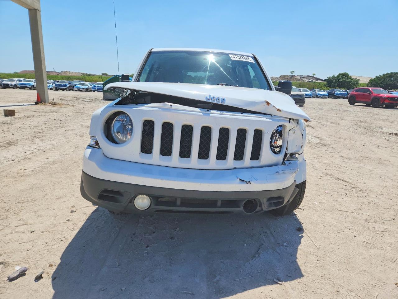 2015 Jeep Patriot Sport Белый vin: 1C4NJPBA2FD281415