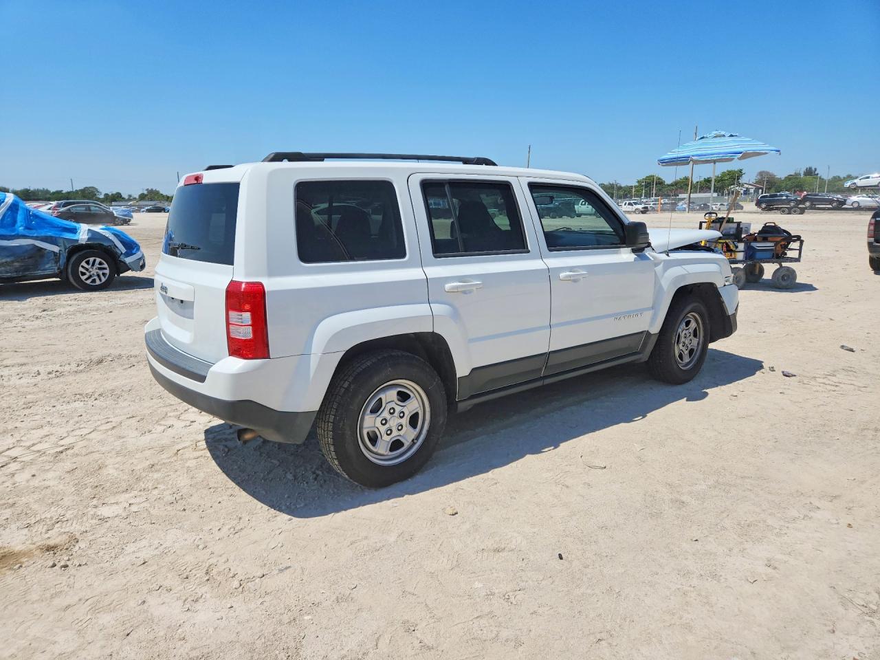 2015 Jeep Patriot Sport Белый vin: 1C4NJPBA2FD281415