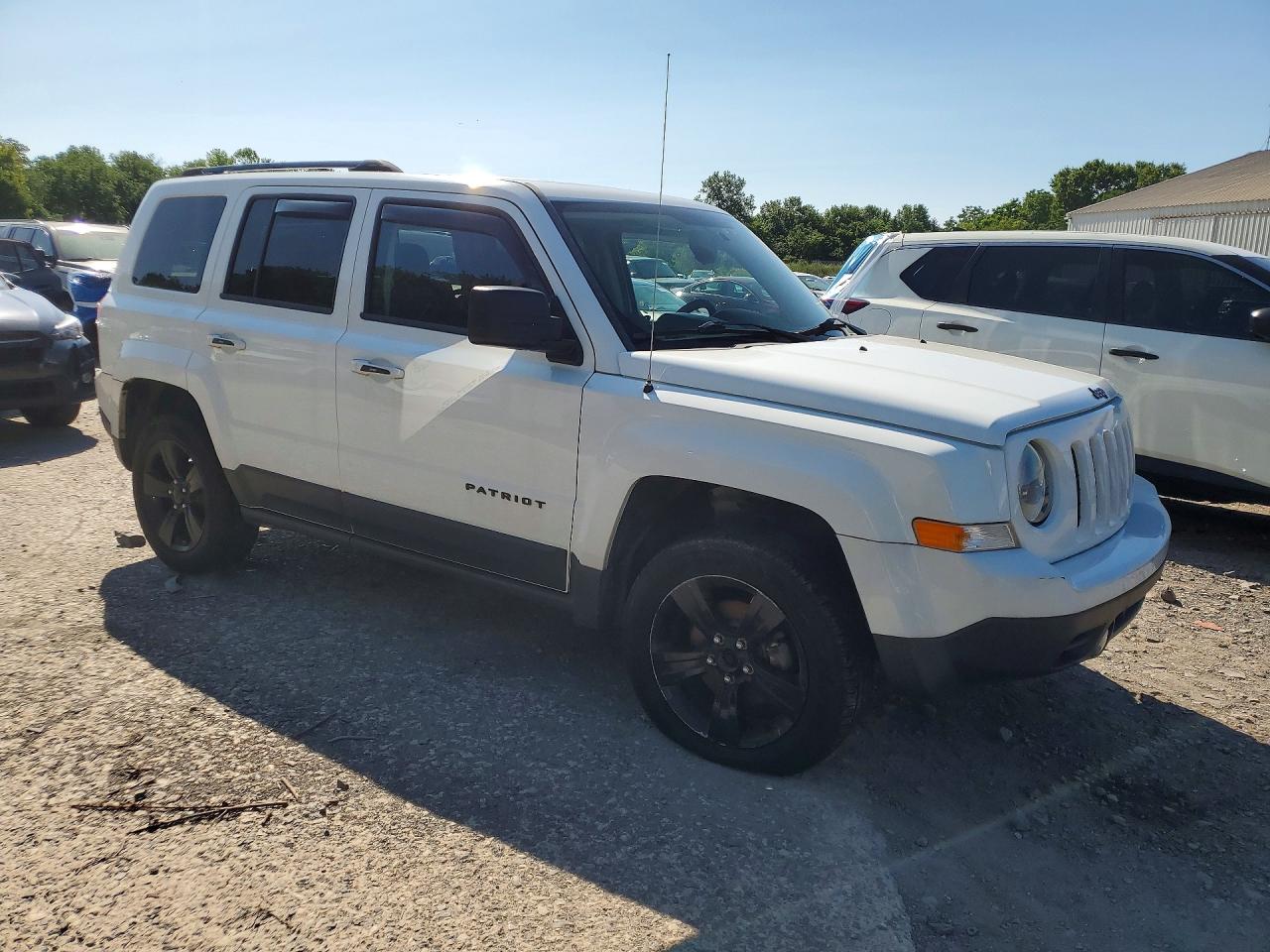 2015 Jeep Patriot Sport White vin: 1C4NJPBA2FD389842