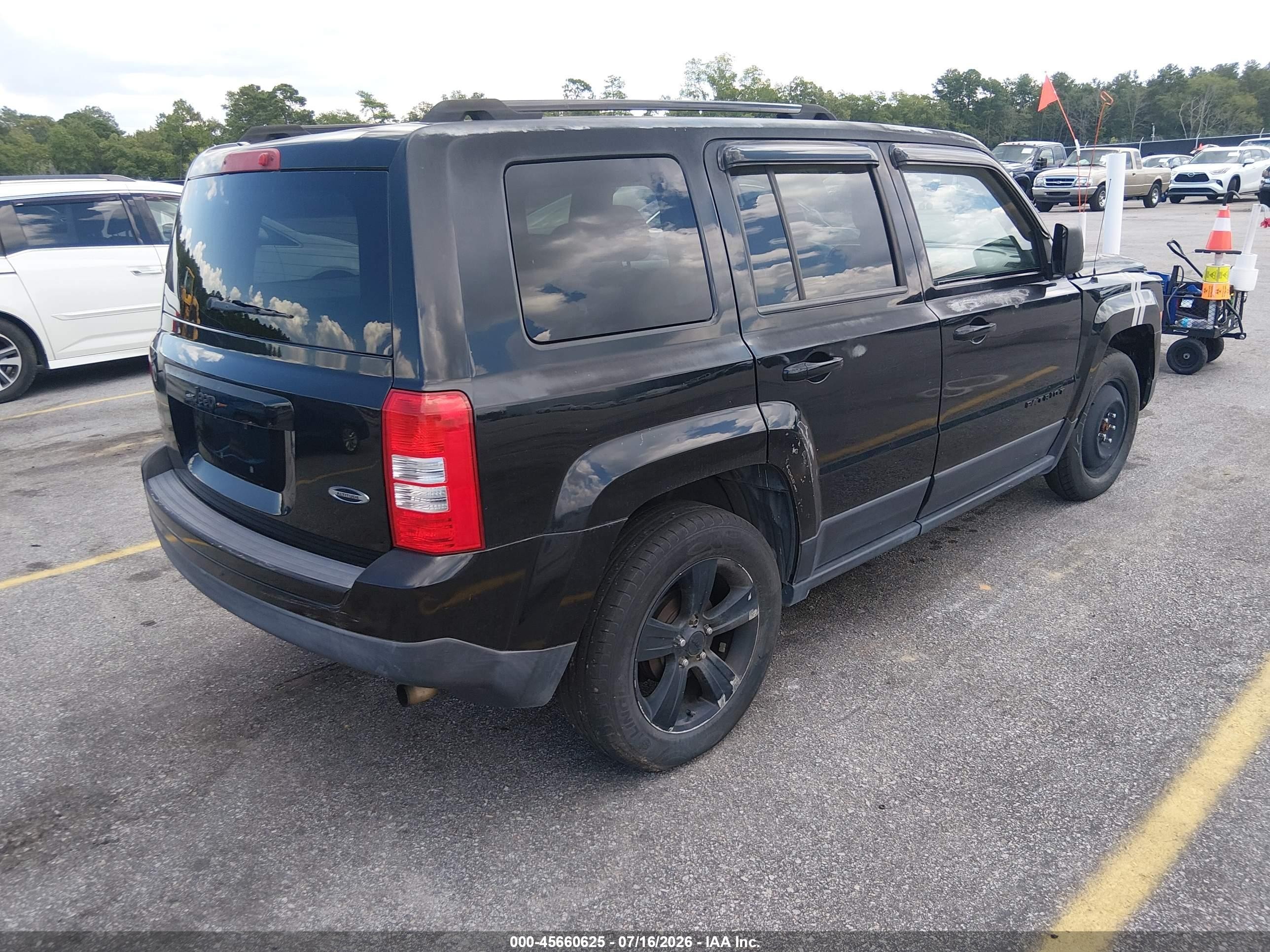 2015 Jeep Patriot Altitude Edition Black vin: 1C4NJPBA2FD401987