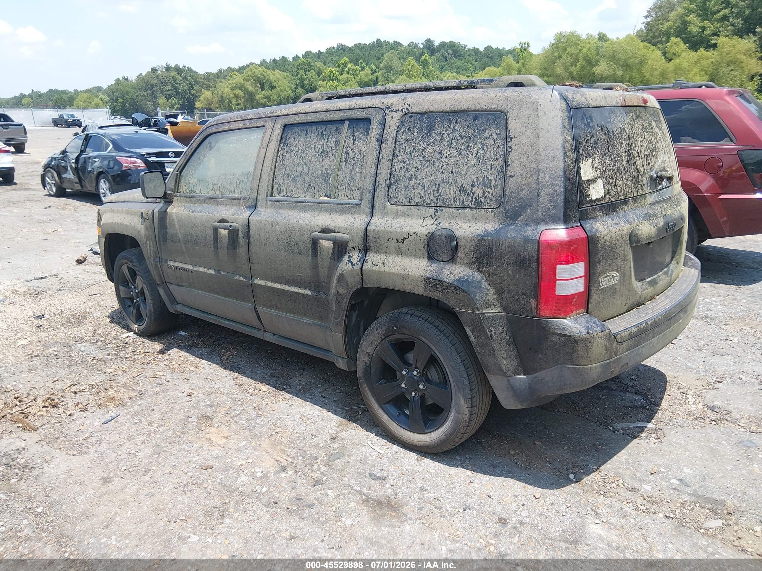 2015 Jeep Patriot Altitude Edition Черный vin: 1C4NJPBA2FD427960