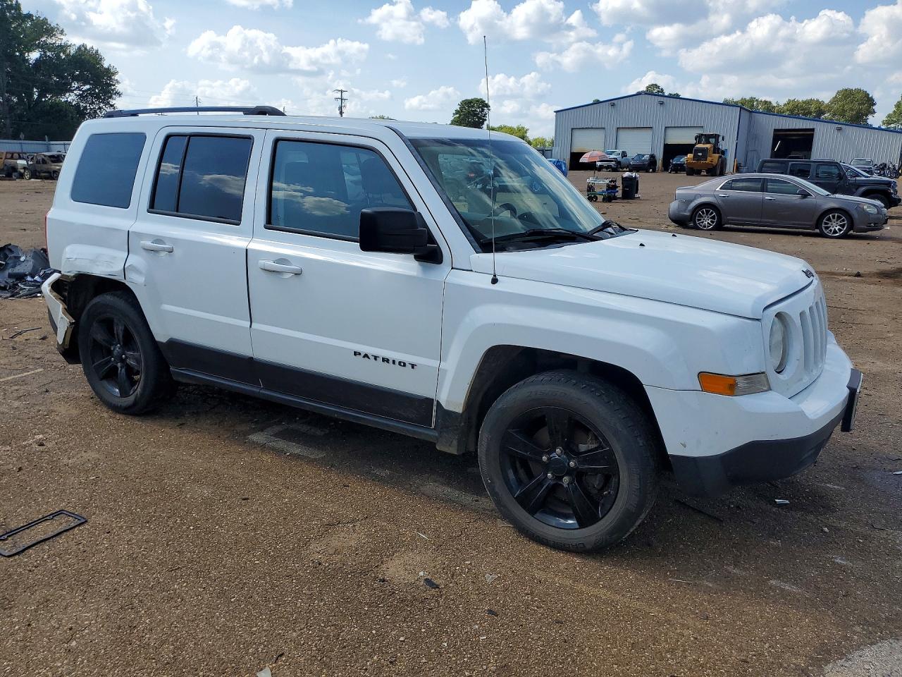 2015 Jeep Patriot Sport White vin: 1C4NJPBA2FD430941