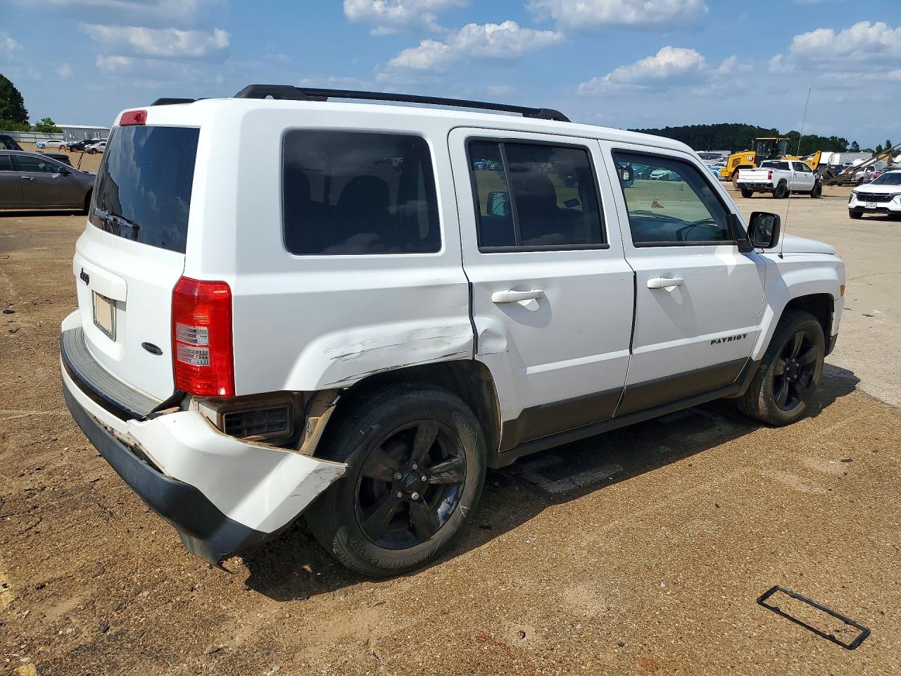 2015 Jeep Patriot Sport White vin: 1C4NJPBA2FD430941