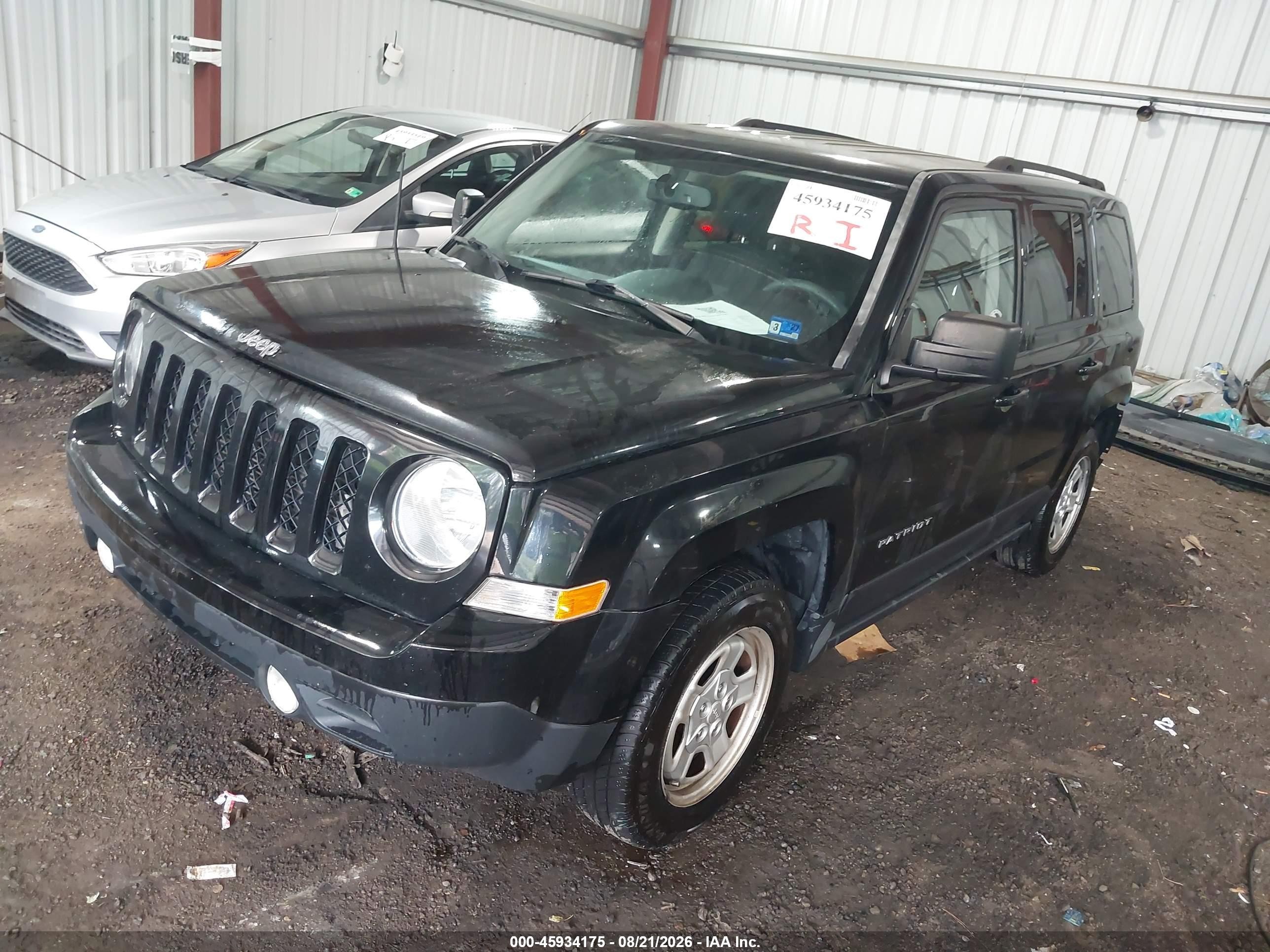2016 Jeep Patriot Sport Black vin: 1C4NJPBA2GD513531