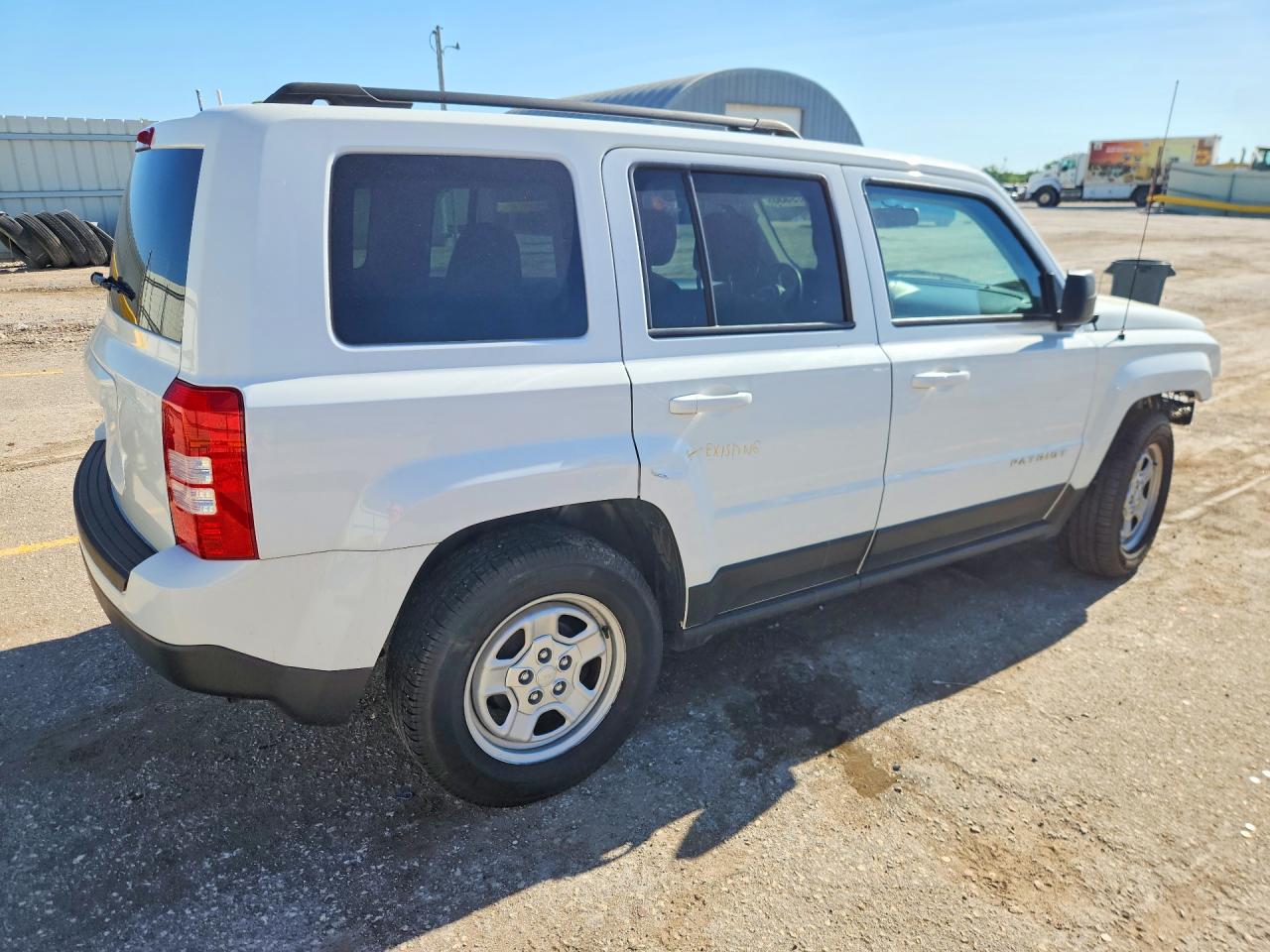 2017 Jeep Patriot Sport White vin: 1C4NJPBA2HD140556