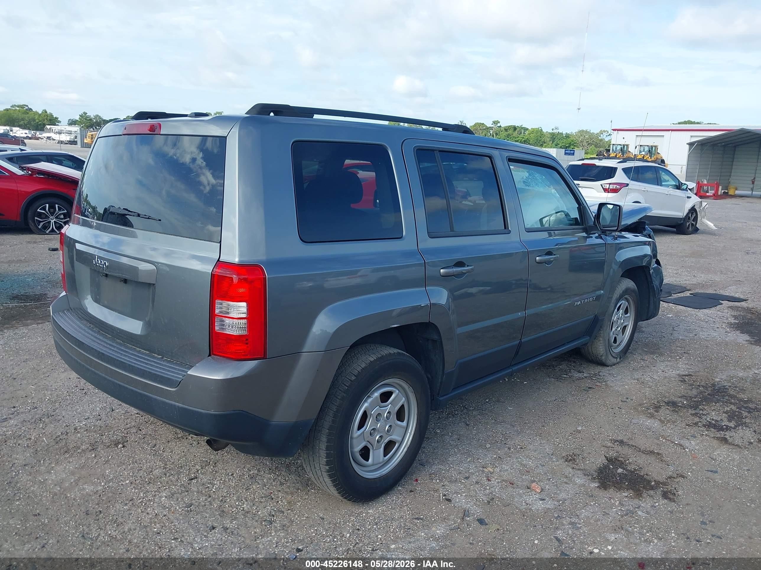 2012 Jeep Patriot Sport Gray vin: 1C4NJPBA3CD640153