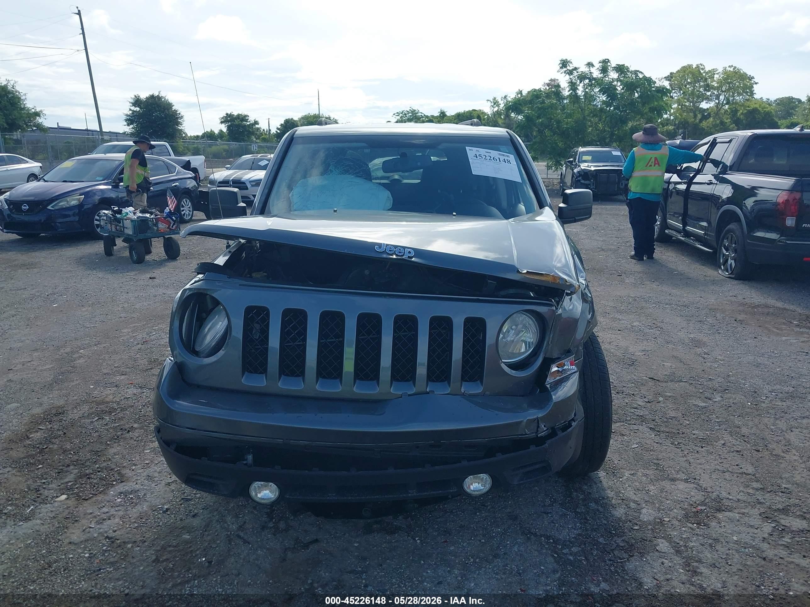 2012 Jeep Patriot Sport Gray vin: 1C4NJPBA3CD640153