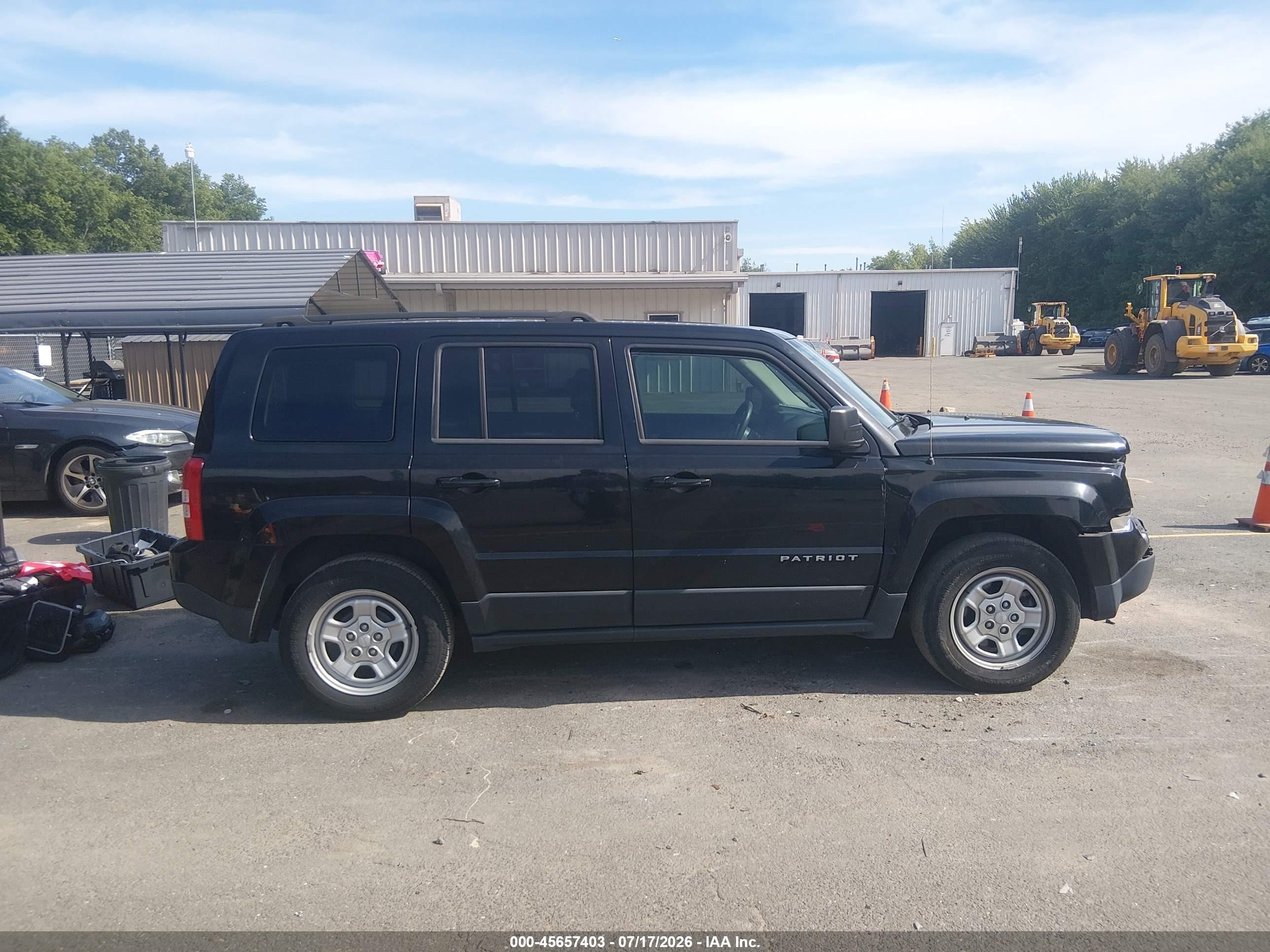 2013 Jeep Patriot Sport Black vin: 1C4NJPBA3DD213217