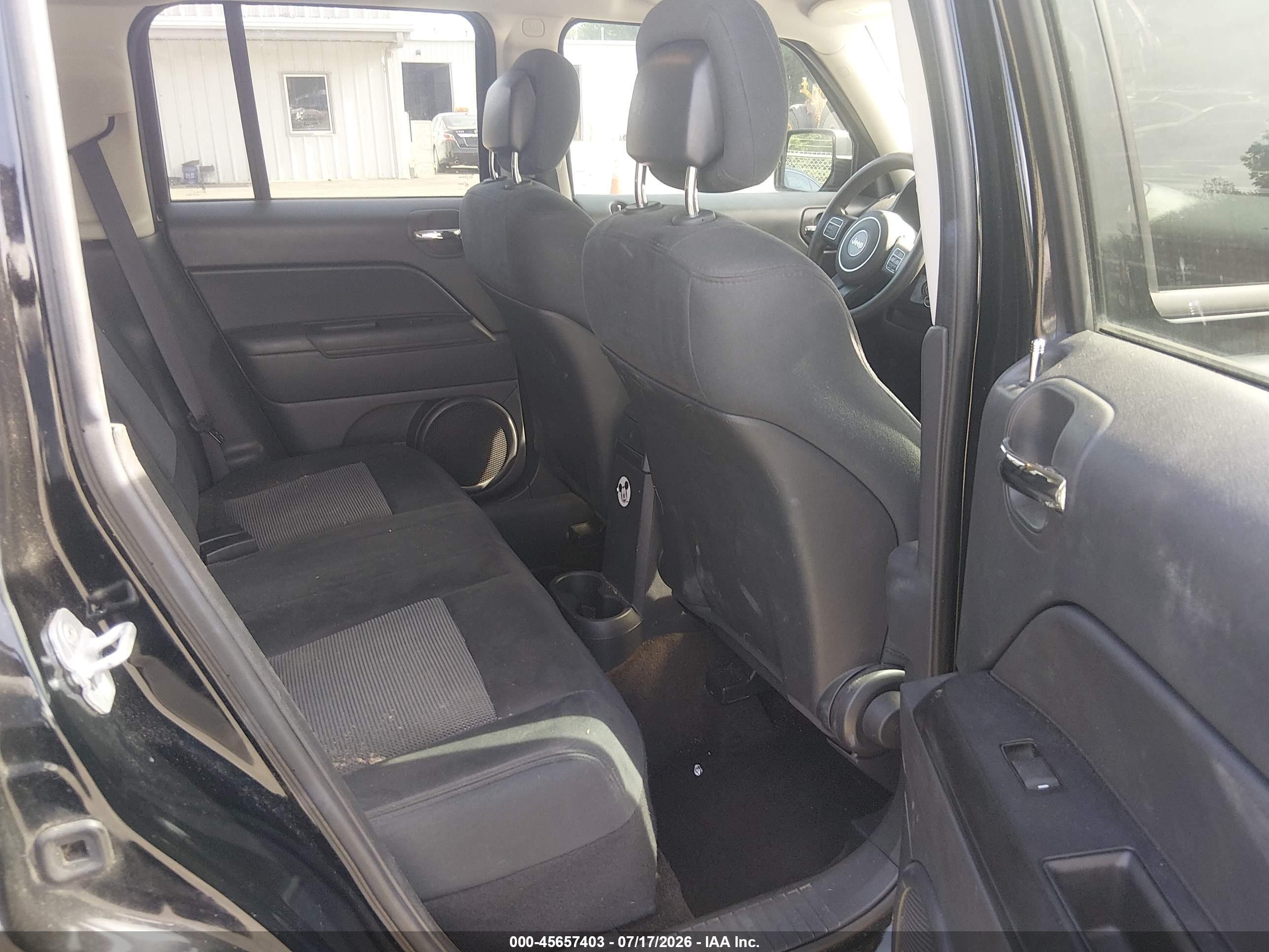 2013 Jeep Patriot Sport Black vin: 1C4NJPBA3DD213217