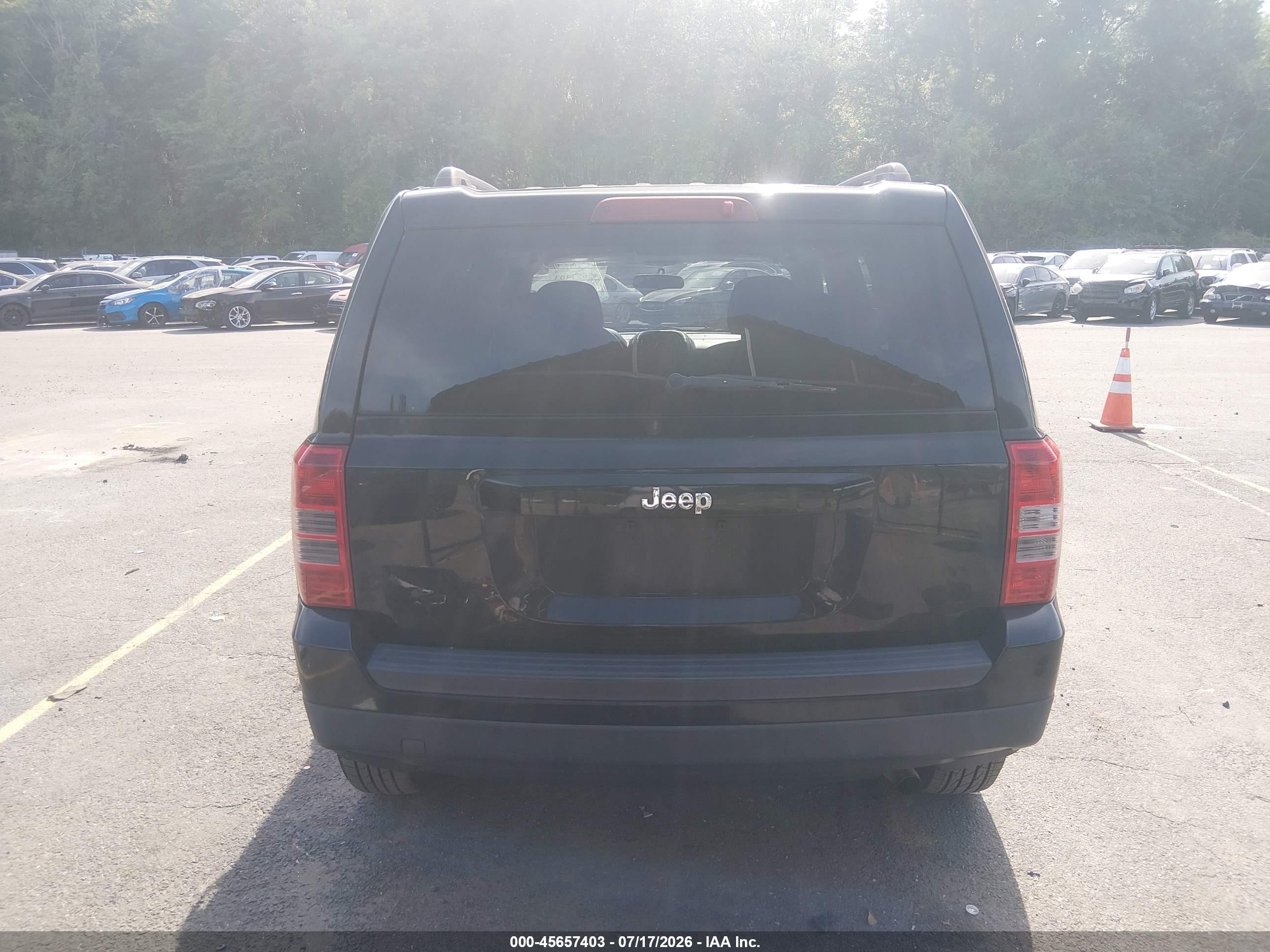 2013 Jeep Patriot Sport Black vin: 1C4NJPBA3DD213217