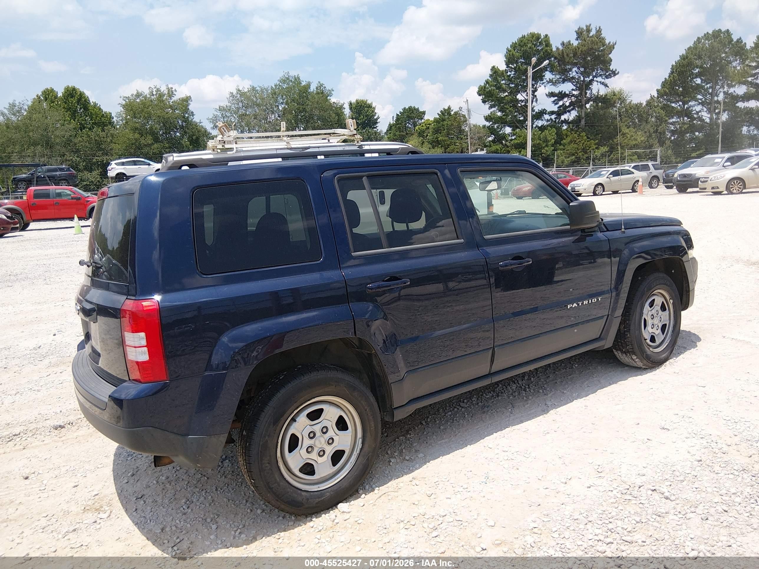 2014 Jeep Patriot Sport Blue vin: 1C4NJPBA3ED690747