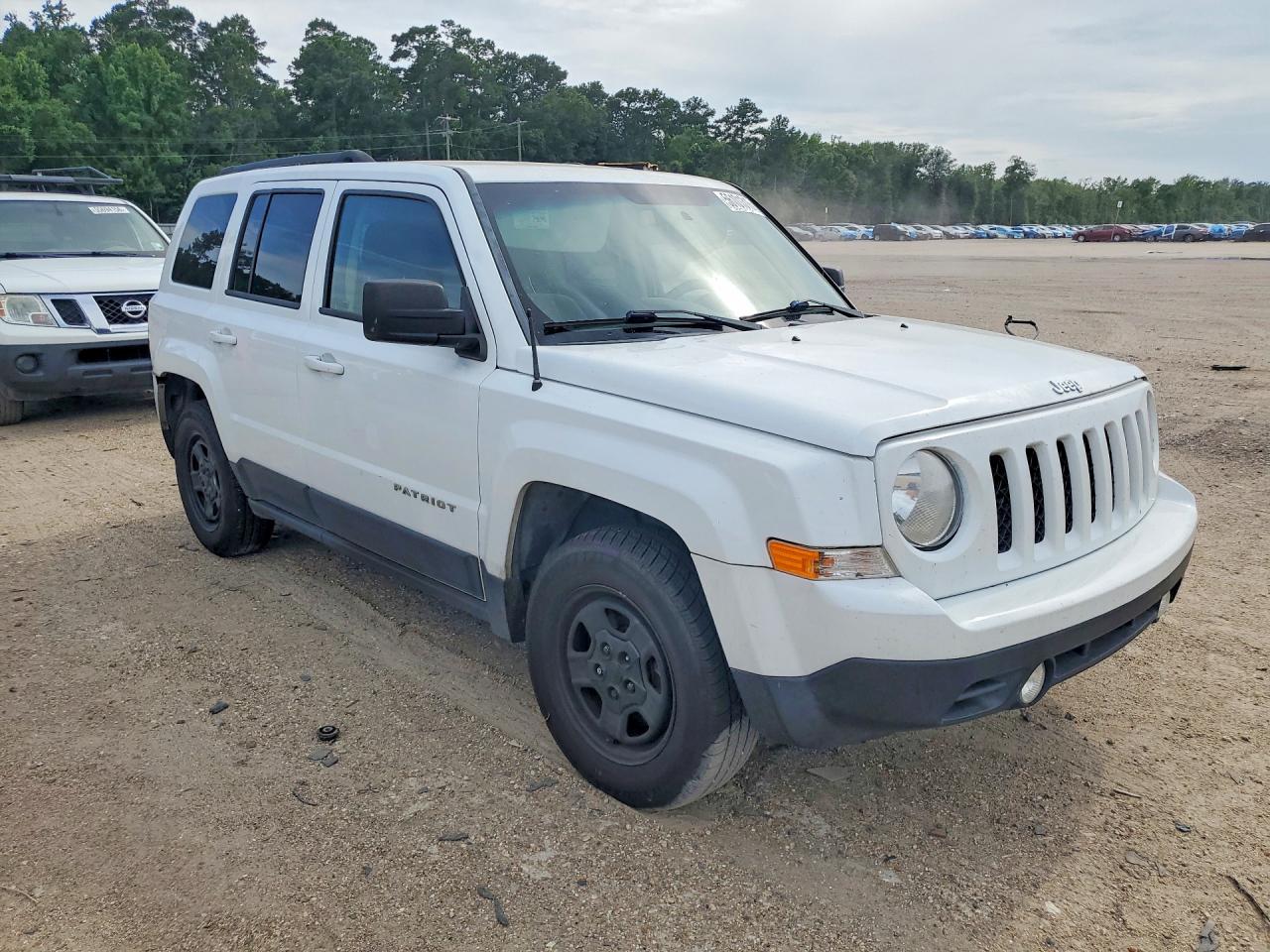 2014 Jeep Patriot Sport White vin: 1C4NJPBA3ED692613