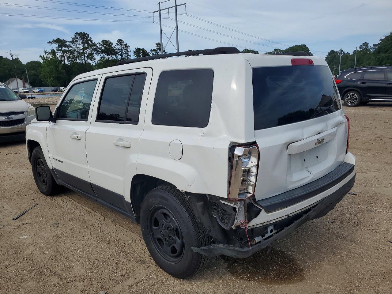 2014 Jeep Patriot Sport White vin: 1C4NJPBA3ED692613
