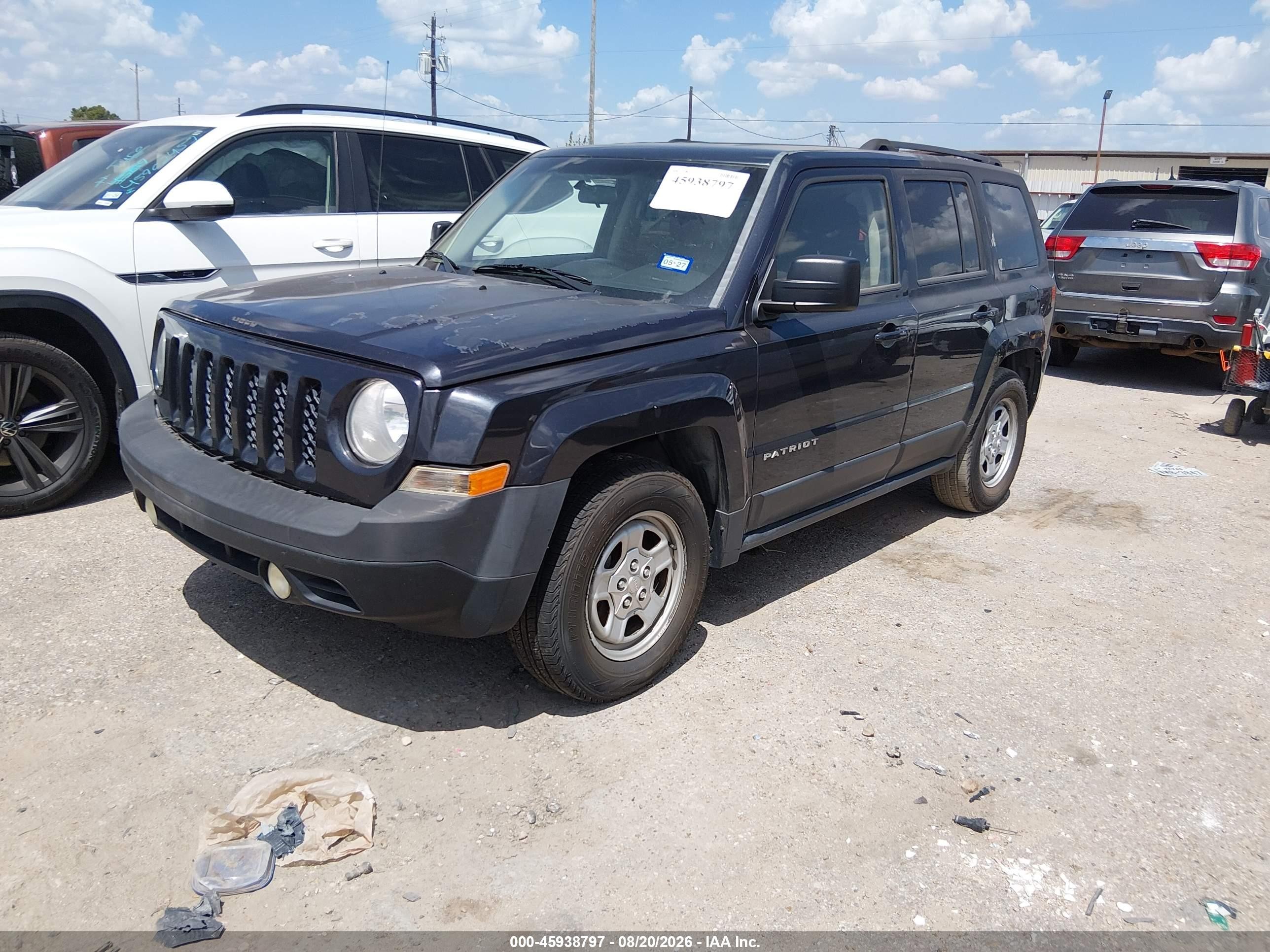 2015 Jeep Patriot Sport Gray vin: 1C4NJPBA3FD219487