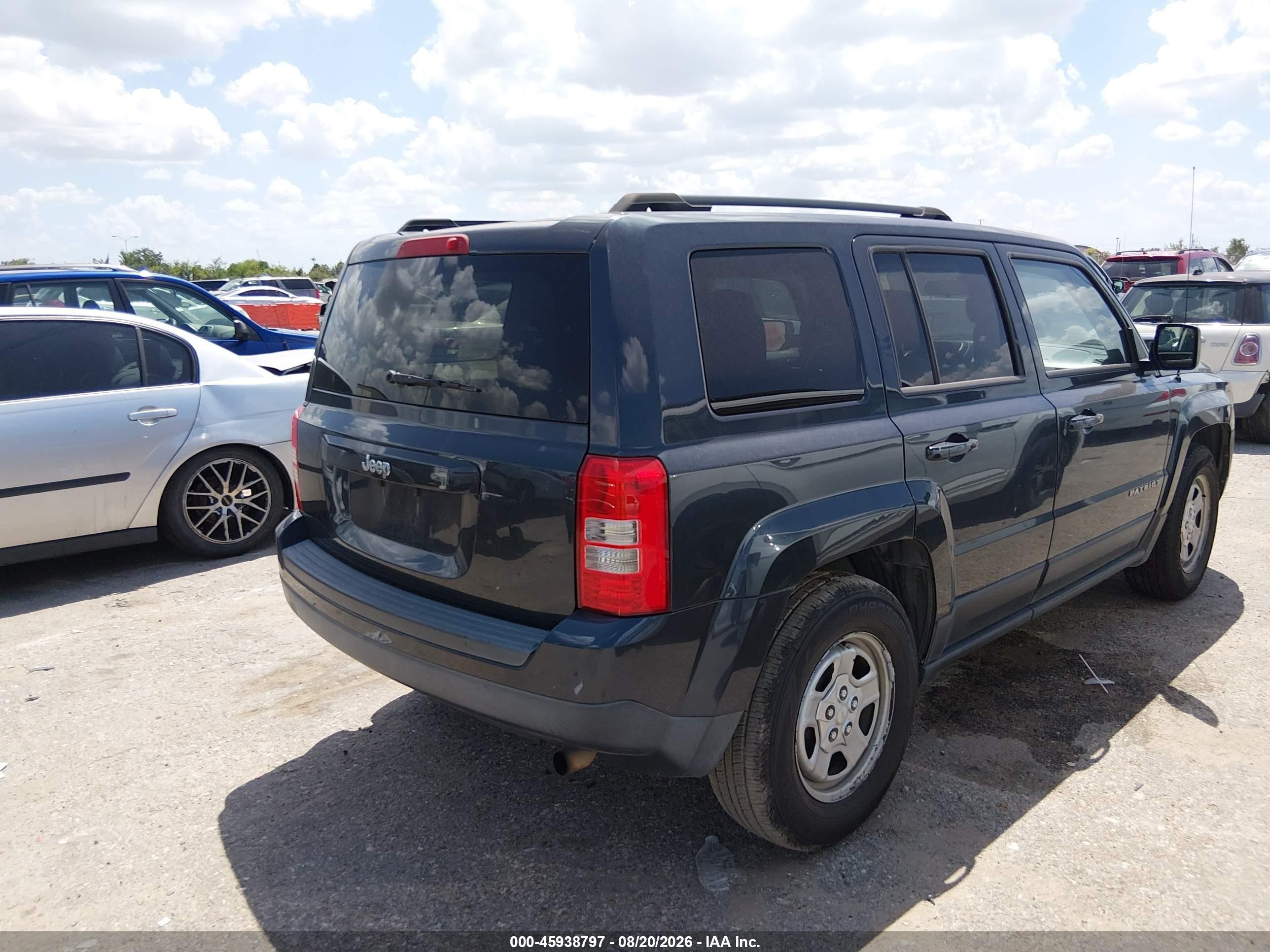 2015 Jeep Patriot Sport Gray vin: 1C4NJPBA3FD219487
