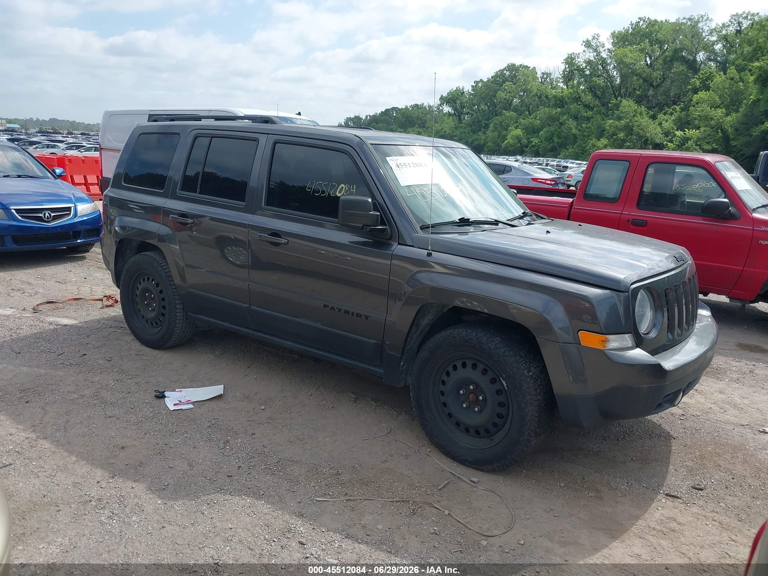 2015 Jeep Patriot Altitude Edition Gray vin: 1C4NJPBA3FD246527