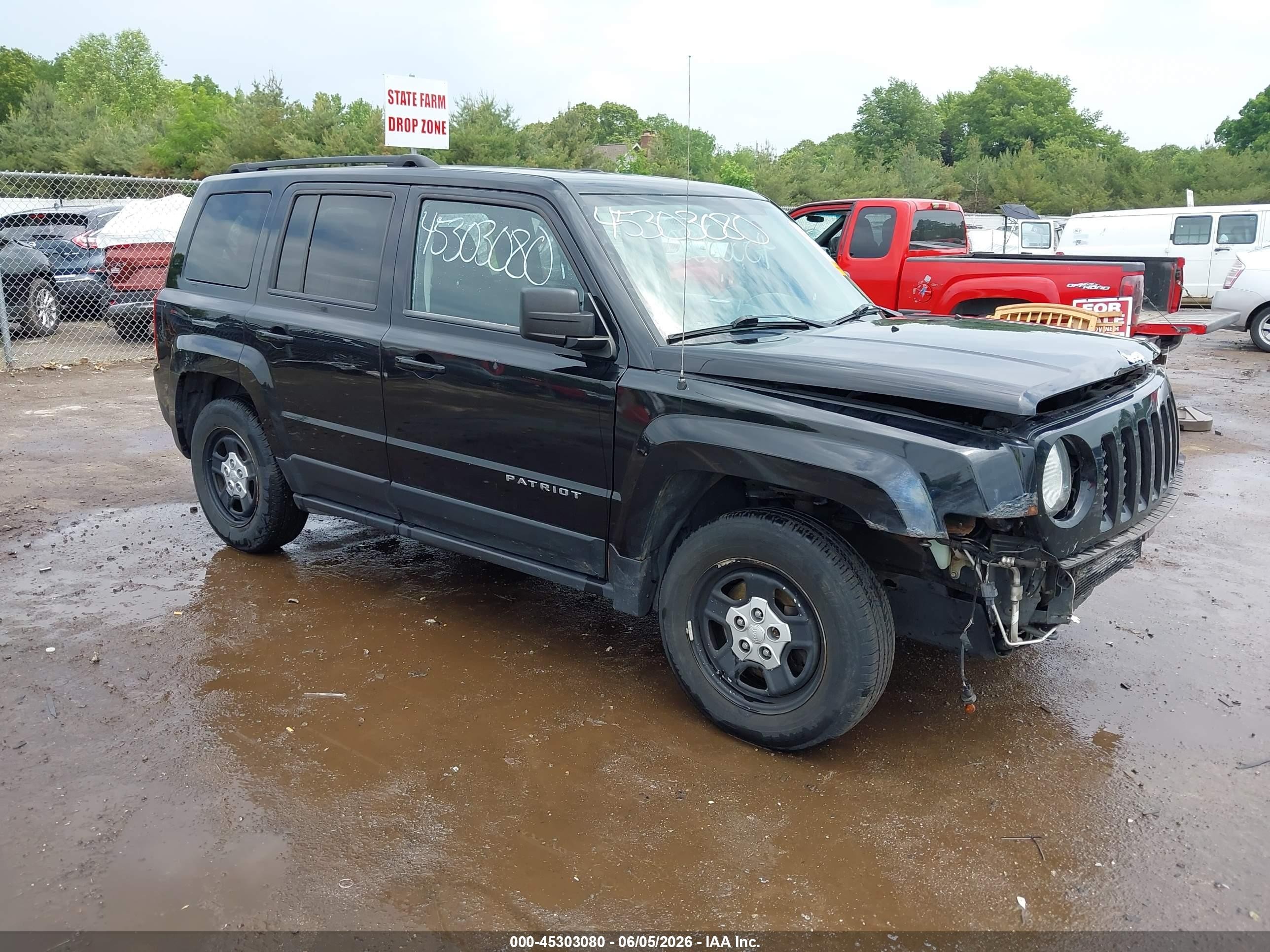 2015 Jeep Patriot Sport Черный vin: 1C4NJPBA3FD280449