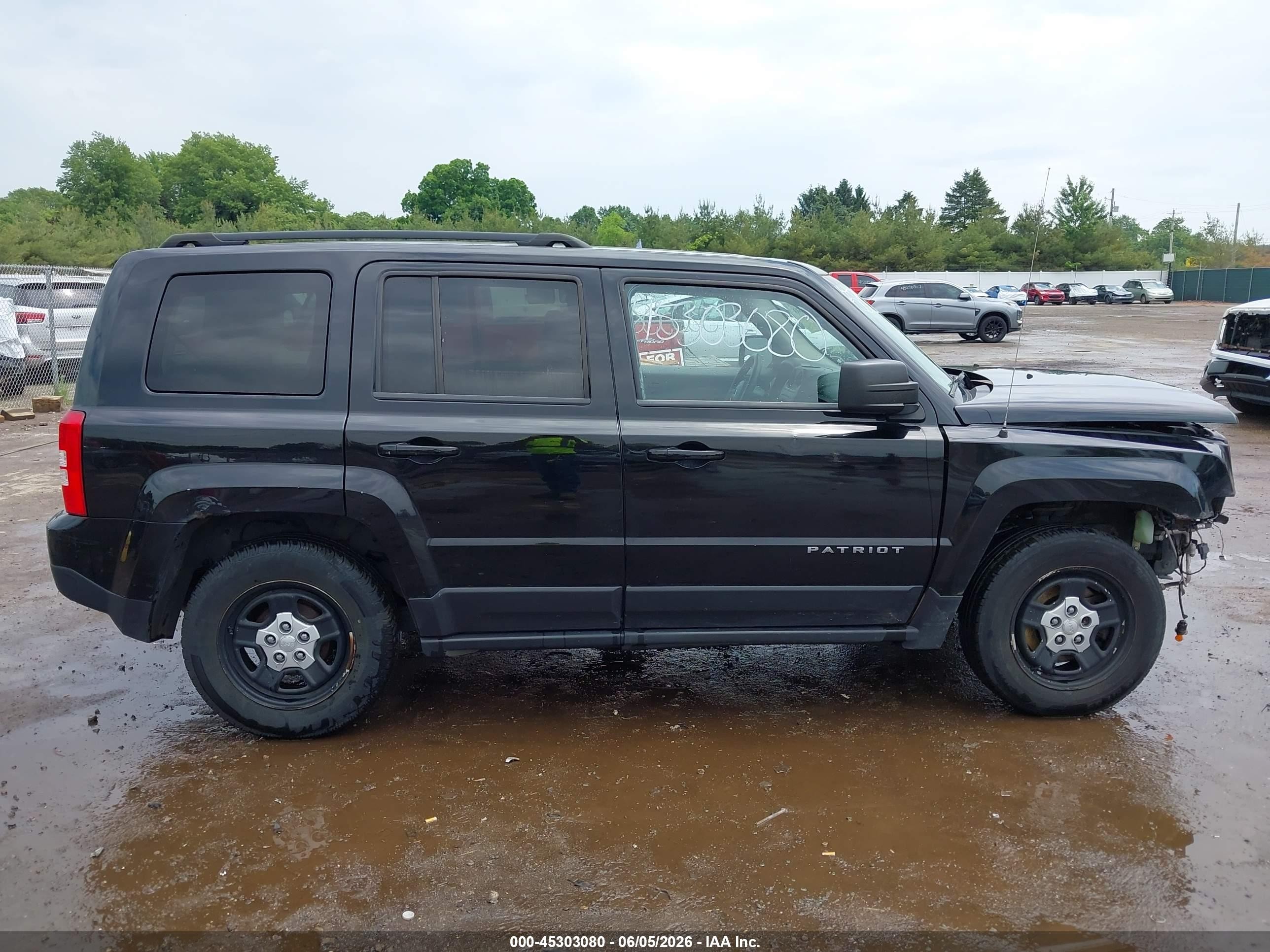 2015 Jeep Patriot Sport Черный vin: 1C4NJPBA3FD280449