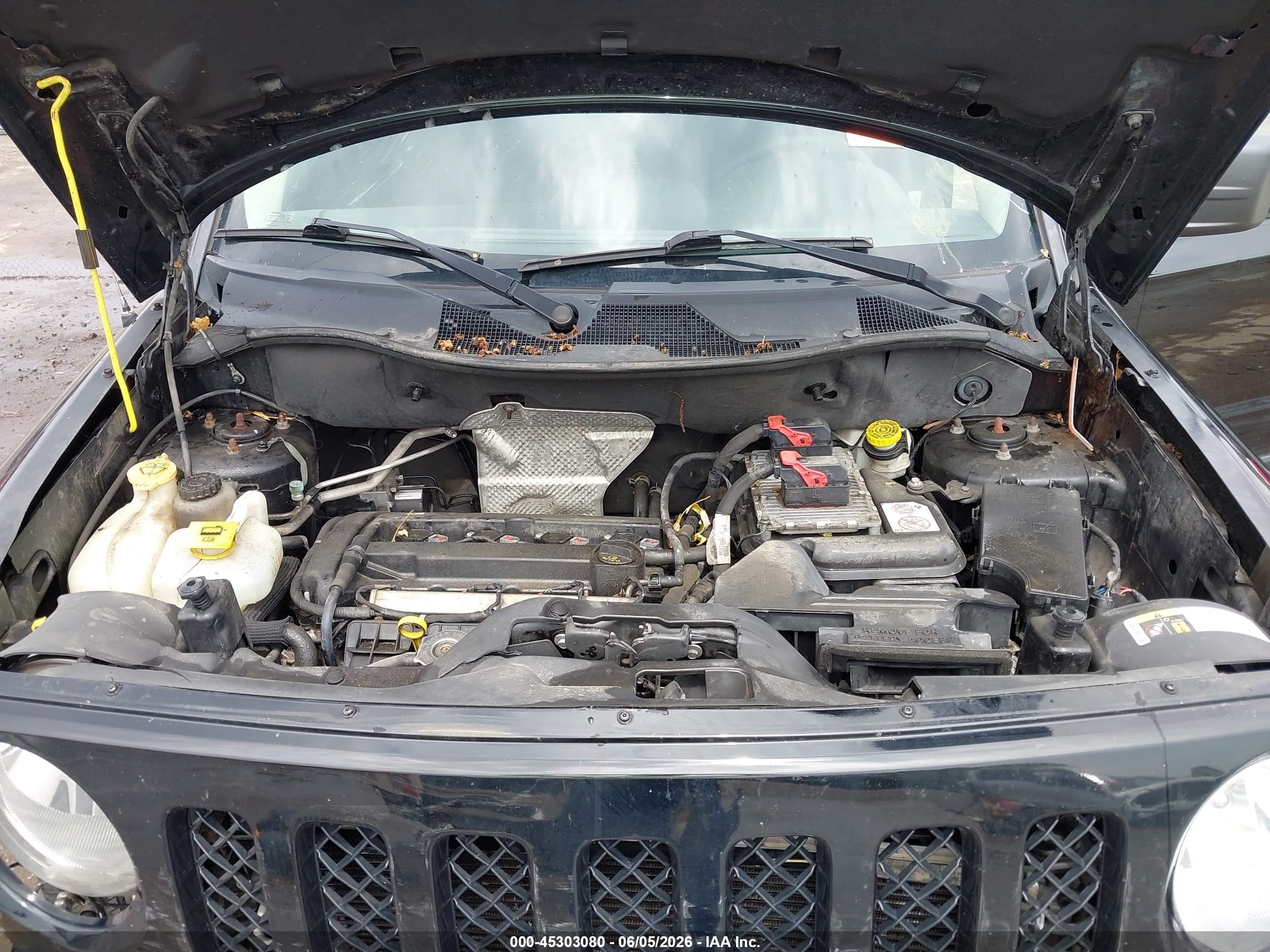 2015 Jeep Patriot Sport Черный vin: 1C4NJPBA3FD280449