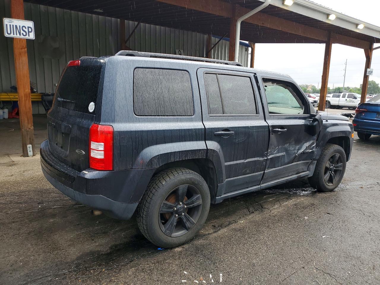2015 Jeep Patriot Sport Gray vin: 1C4NJPBA3FD342402