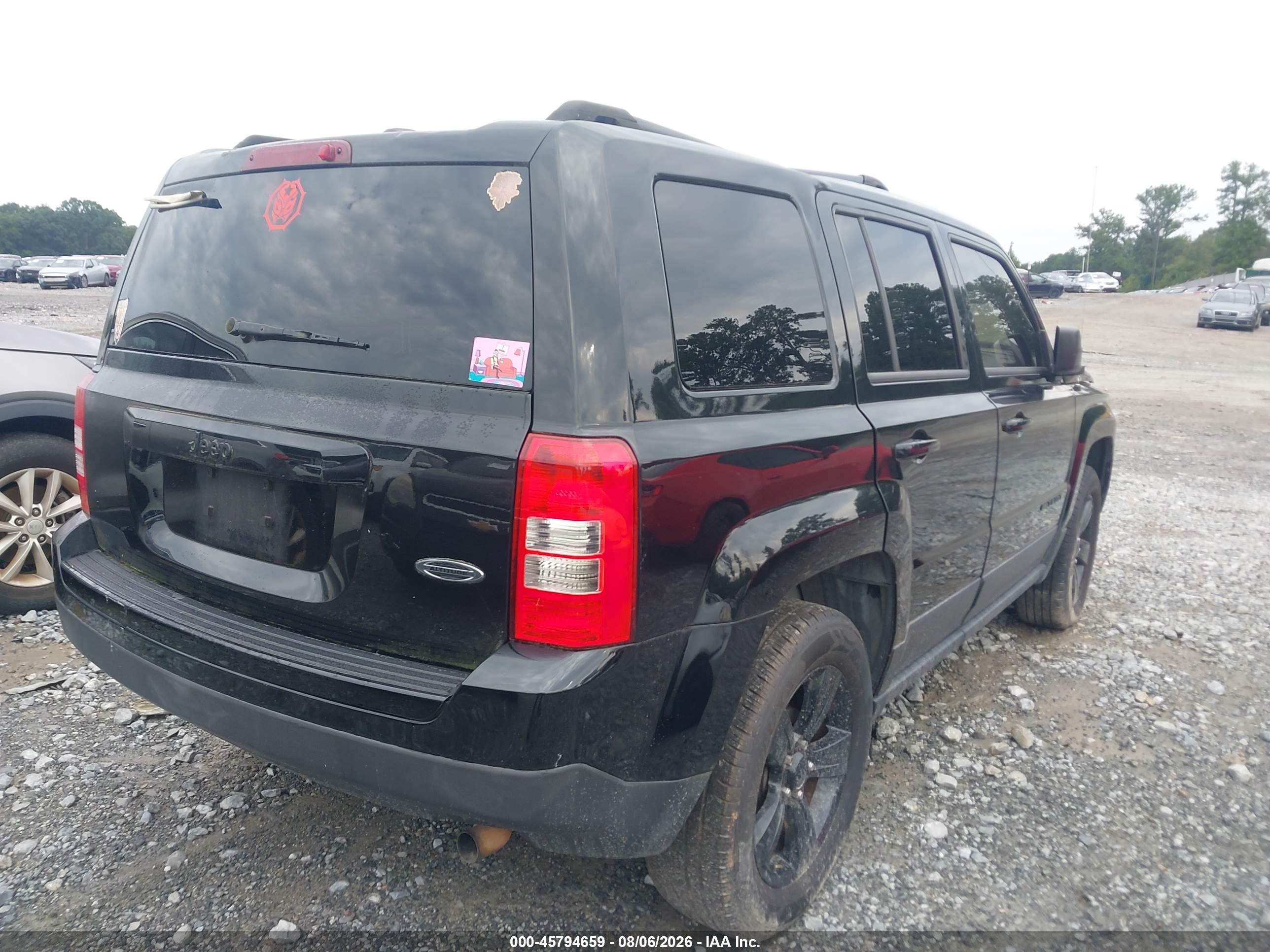 2015 Jeep Patriot Altitude Edition Черный vin: 1C4NJPBA3FD402601