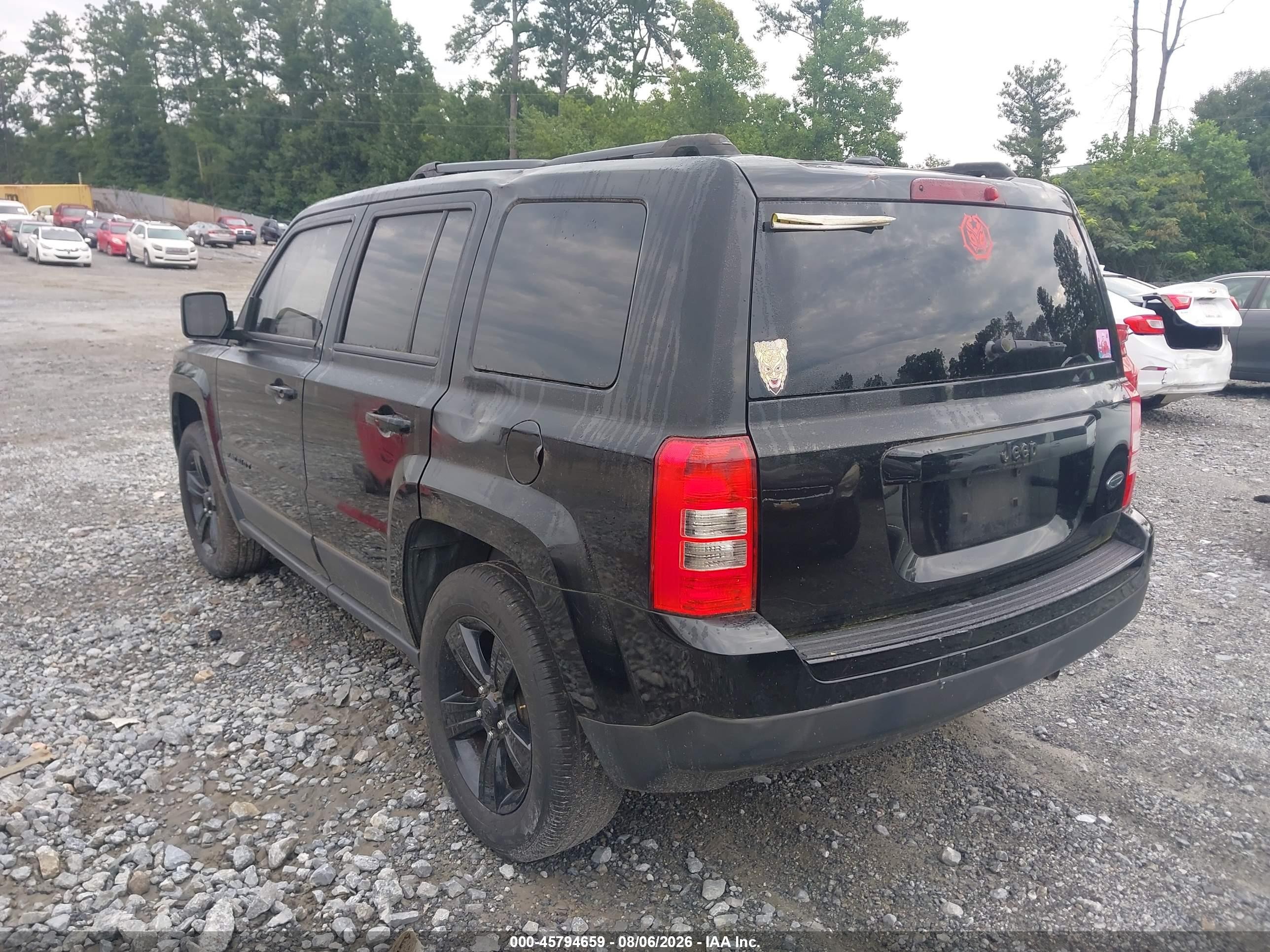 2015 Jeep Patriot Altitude Edition Черный vin: 1C4NJPBA3FD402601
