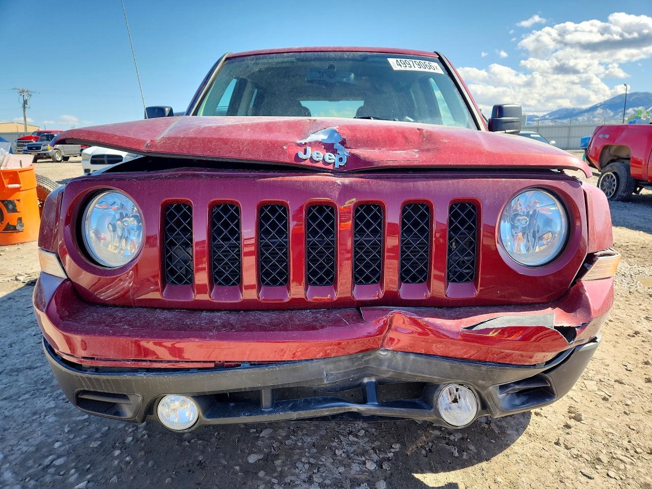 2016 Jeep Patriot Sport Maroon vin: 1C4NJPBA3GD670050