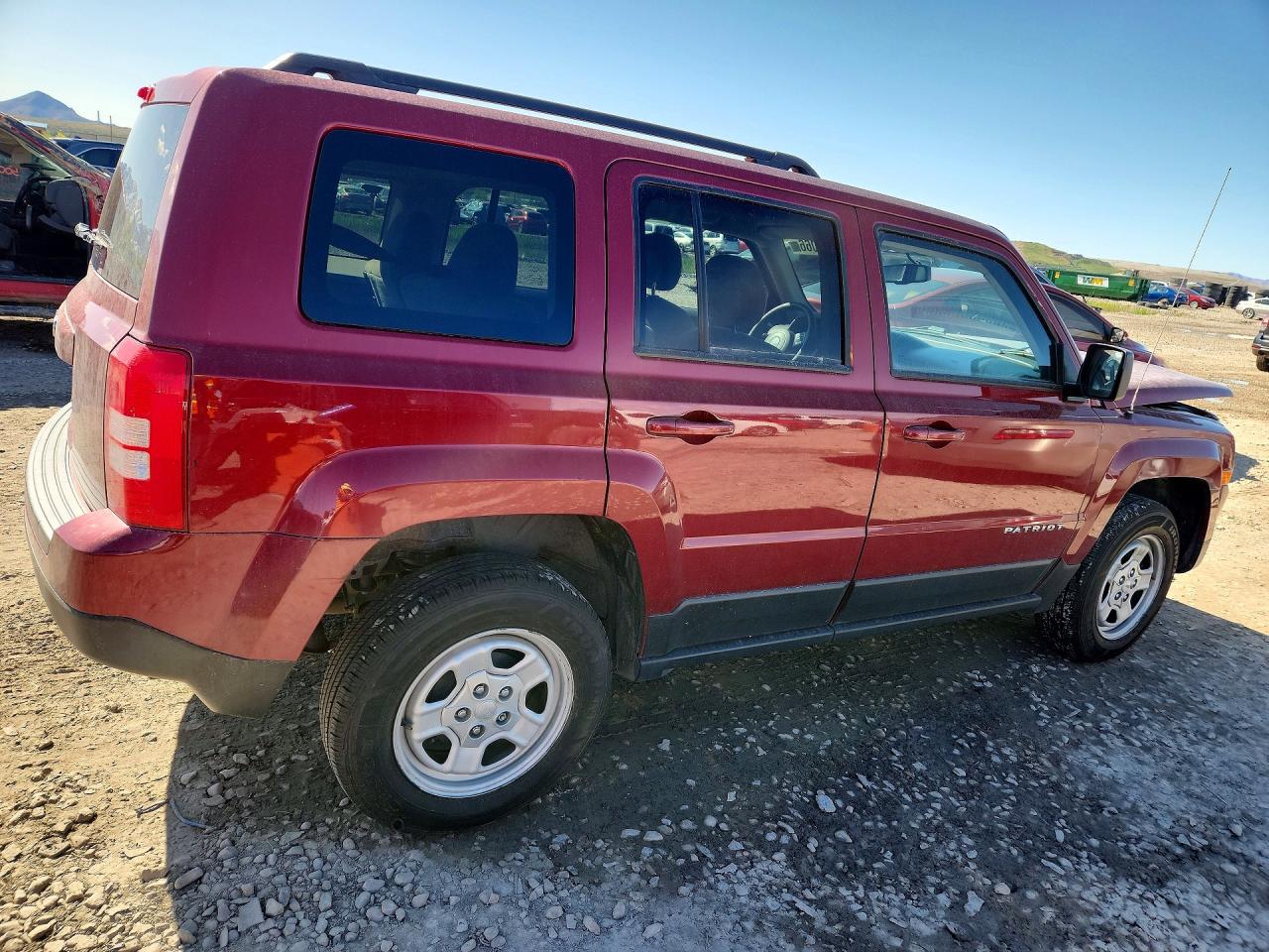 2016 Jeep Patriot Sport Maroon vin: 1C4NJPBA3GD670050