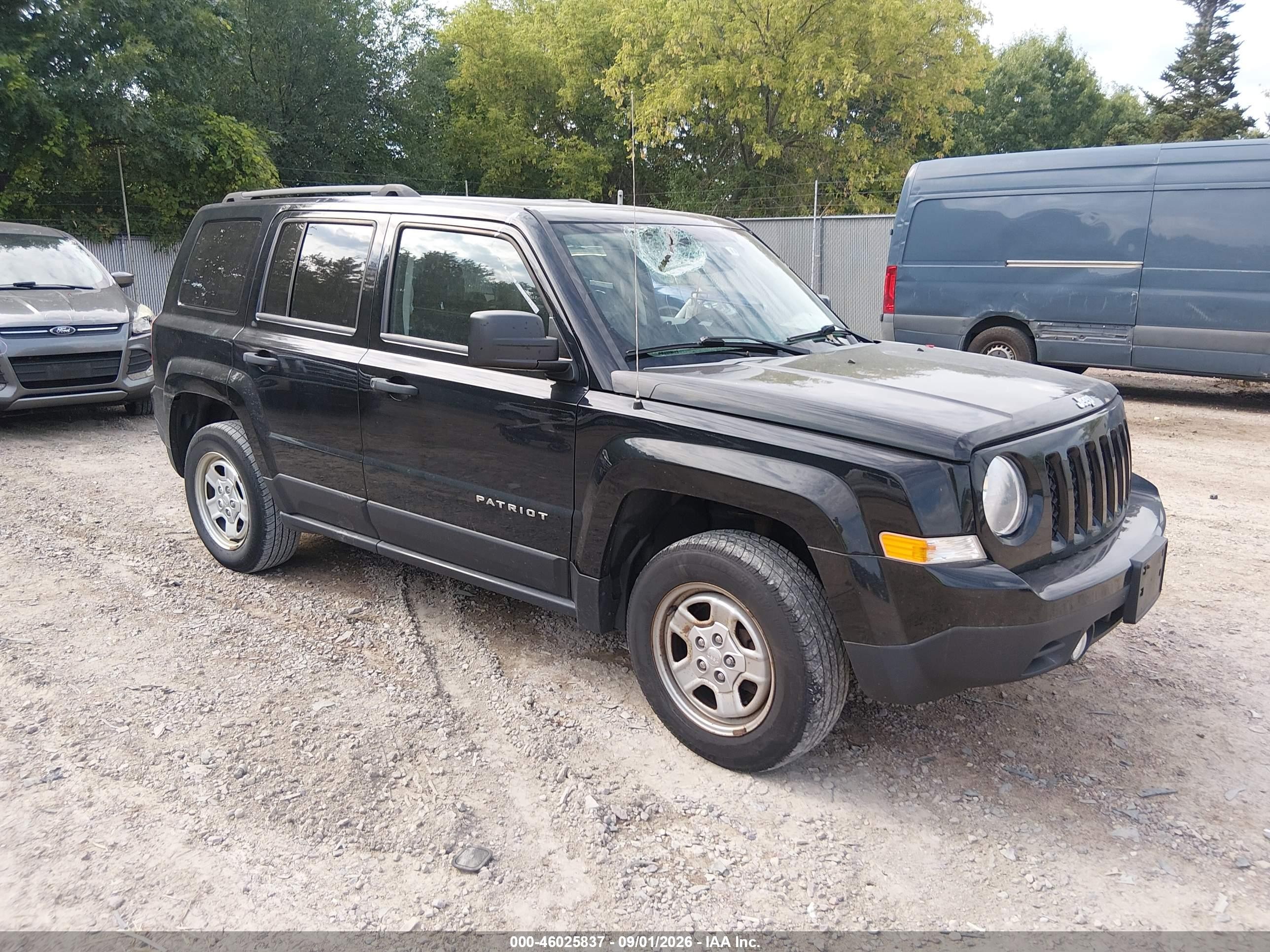 2016 Jeep Patriot Sport Black vin: 1C4NJPBA3GD710613