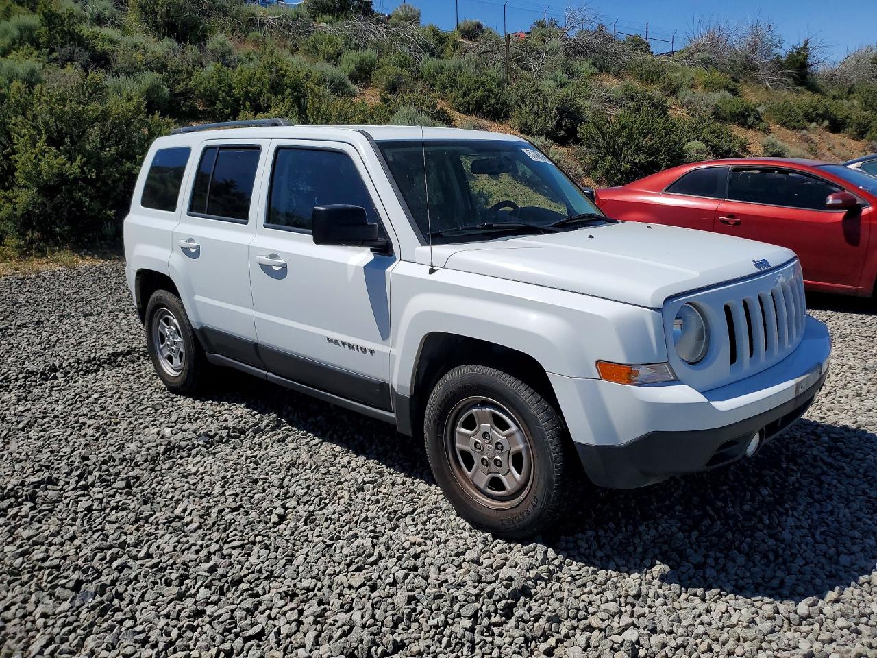 2016 Jeep Patriot Sport White vin: 1C4NJPBA3GD744003