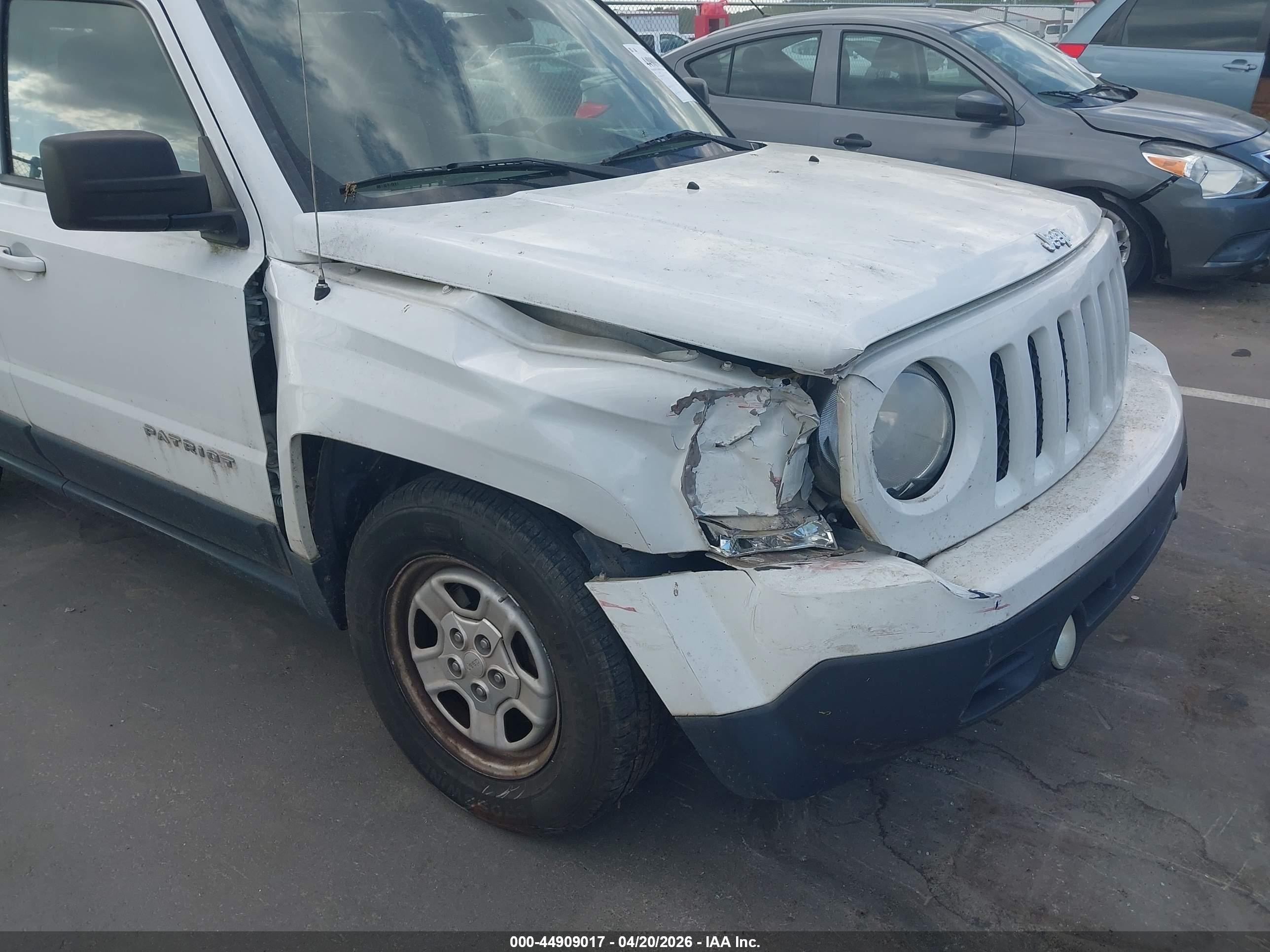 2012 Jeep Patriot Sport White vin: 1C4NJPBA4CD507367