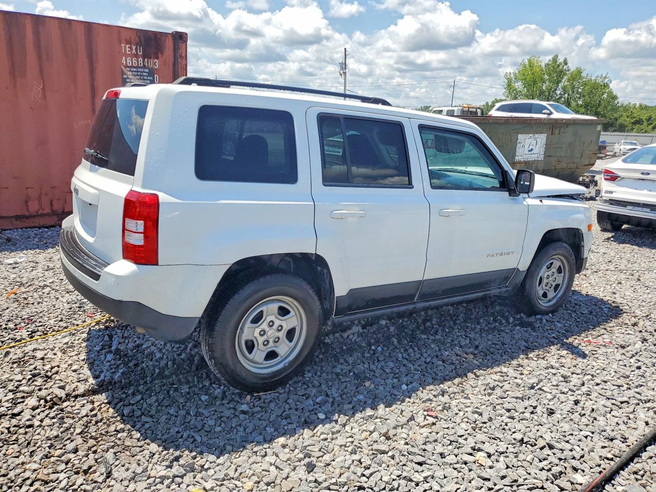 2012 Jeep Patriot Sport White vin: 1C4NJPBA4CD622177