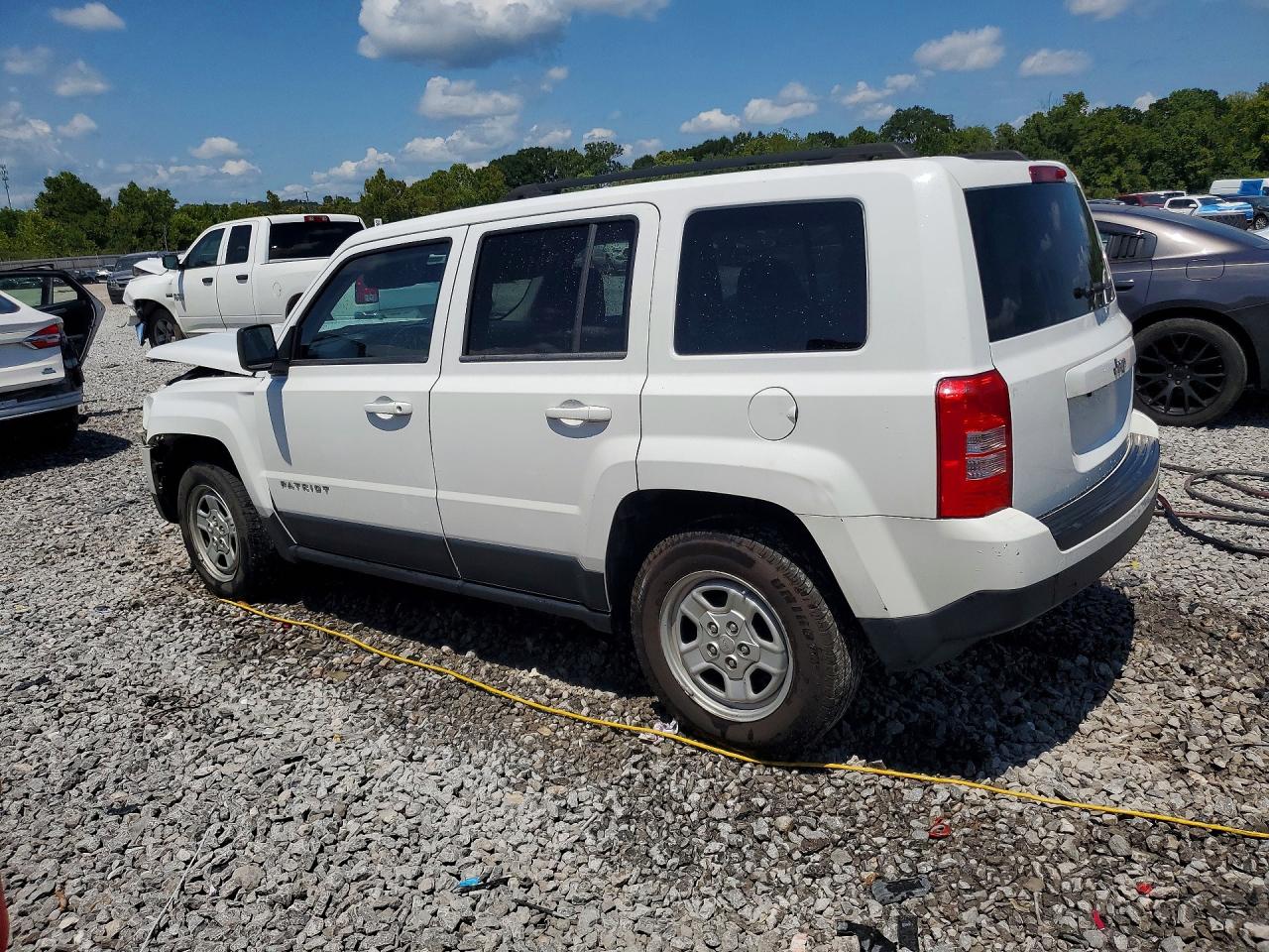 2012 Jeep Patriot Sport White vin: 1C4NJPBA4CD622177