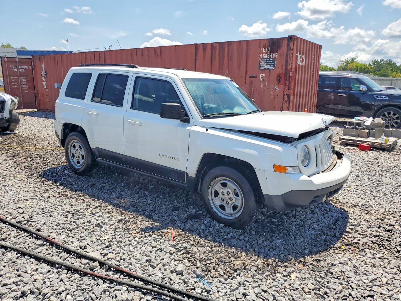 2012 Jeep Patriot Sport White vin: 1C4NJPBA4CD622177