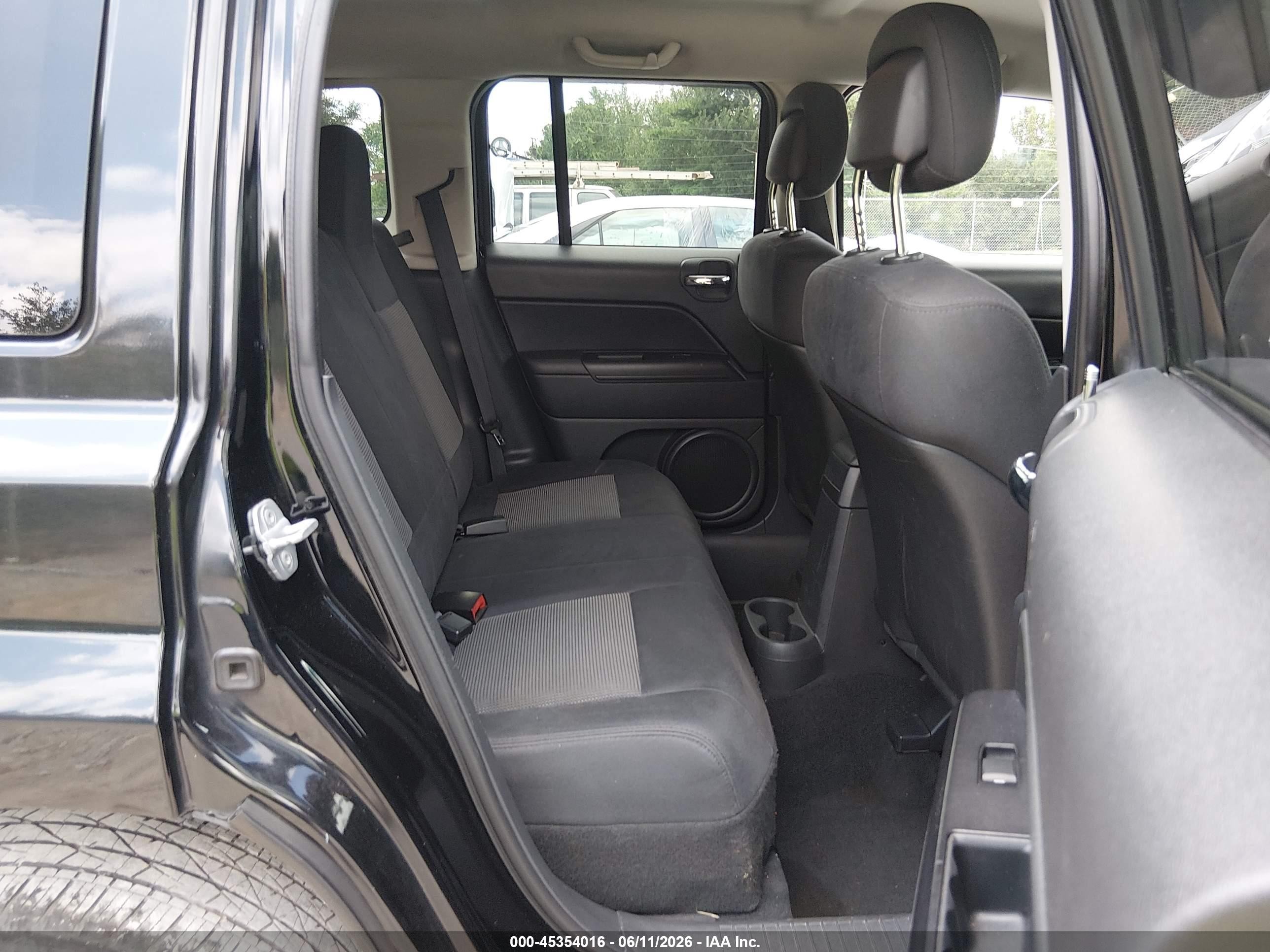 2012 Jeep Patriot Sport Black vin: 1C4NJPBA4CD648469