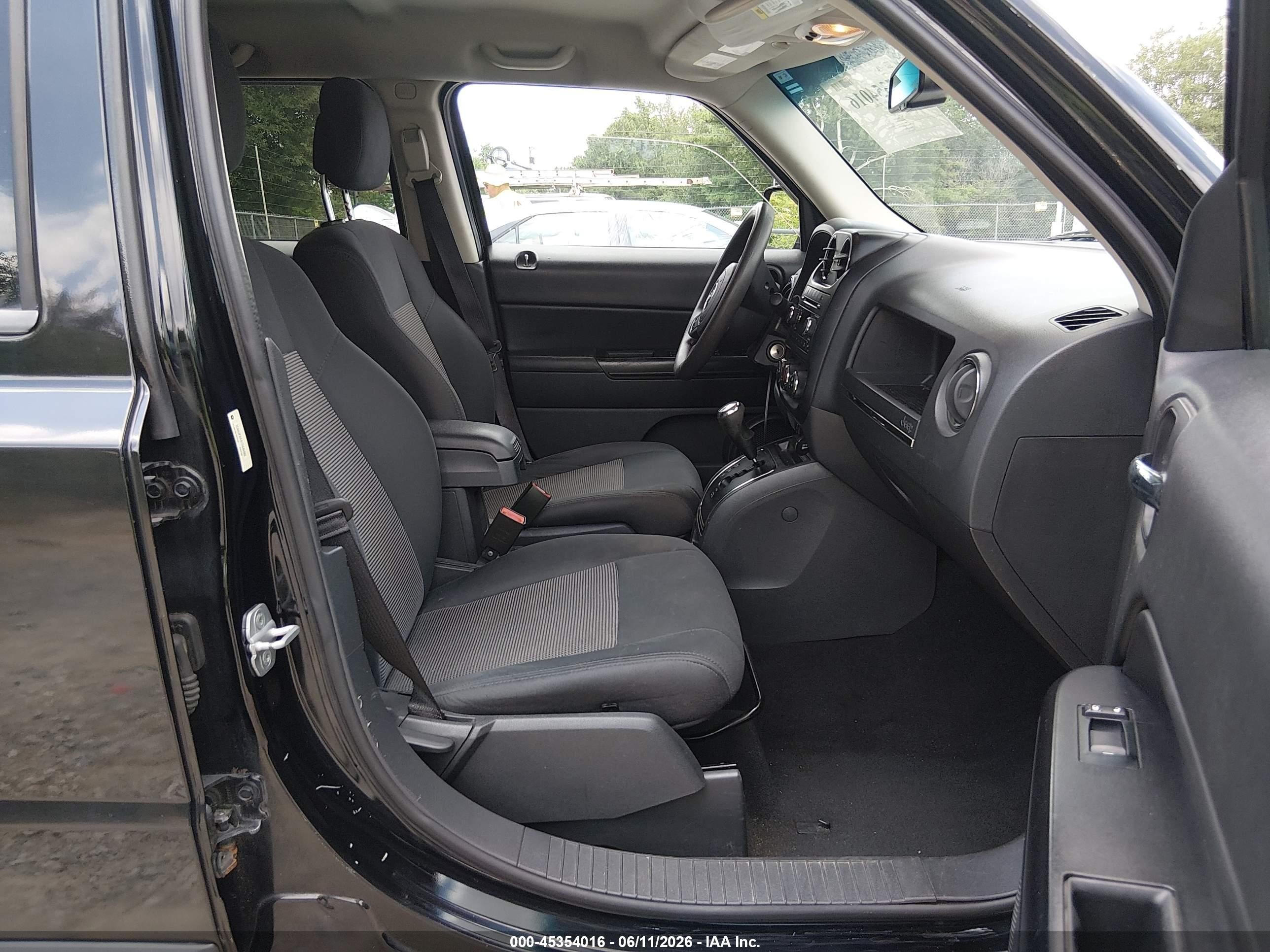 2012 Jeep Patriot Sport Black vin: 1C4NJPBA4CD648469